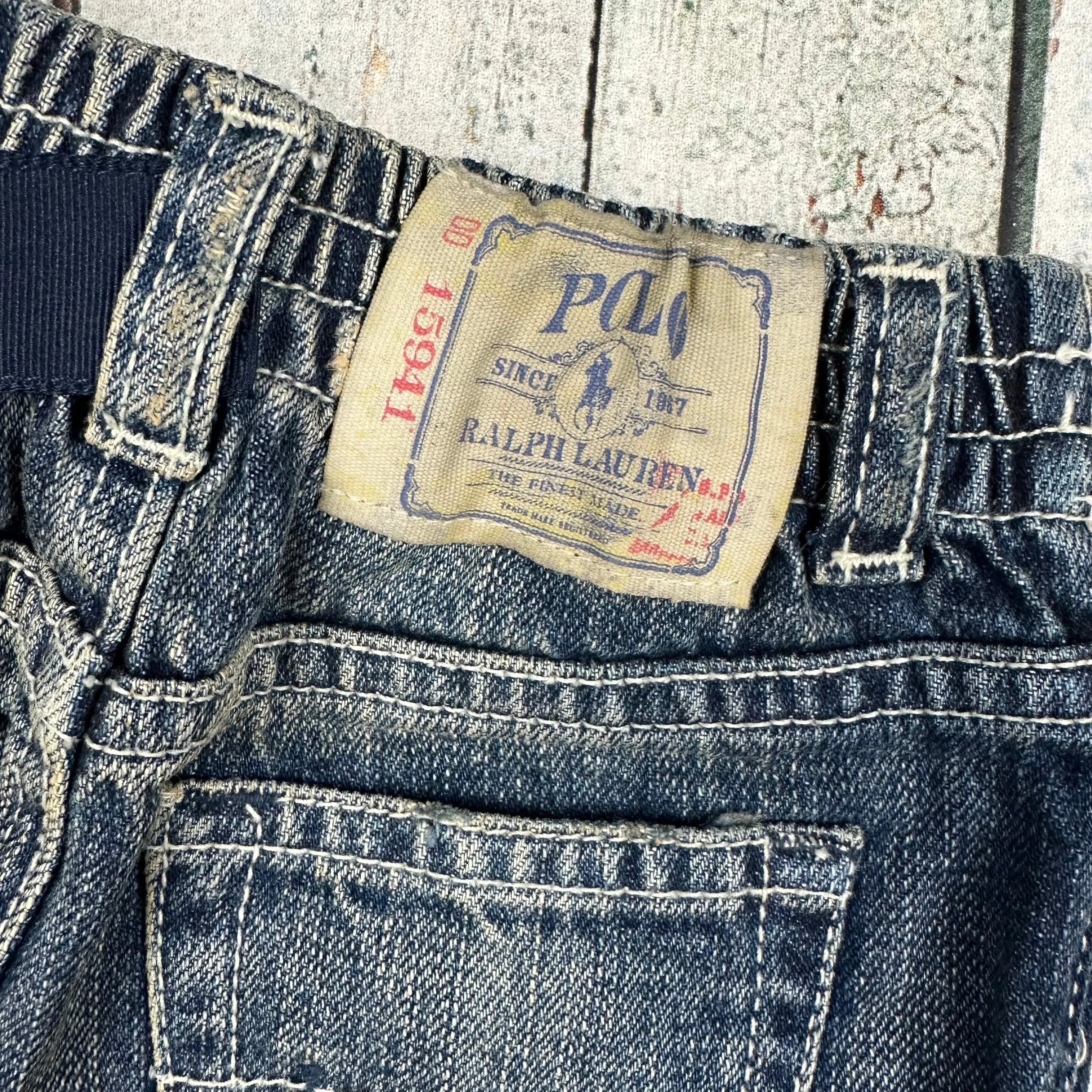 NEW- Ralph Lauren Straight Leg Denim Baby Jeans - Size 12M — photo 3 of 3