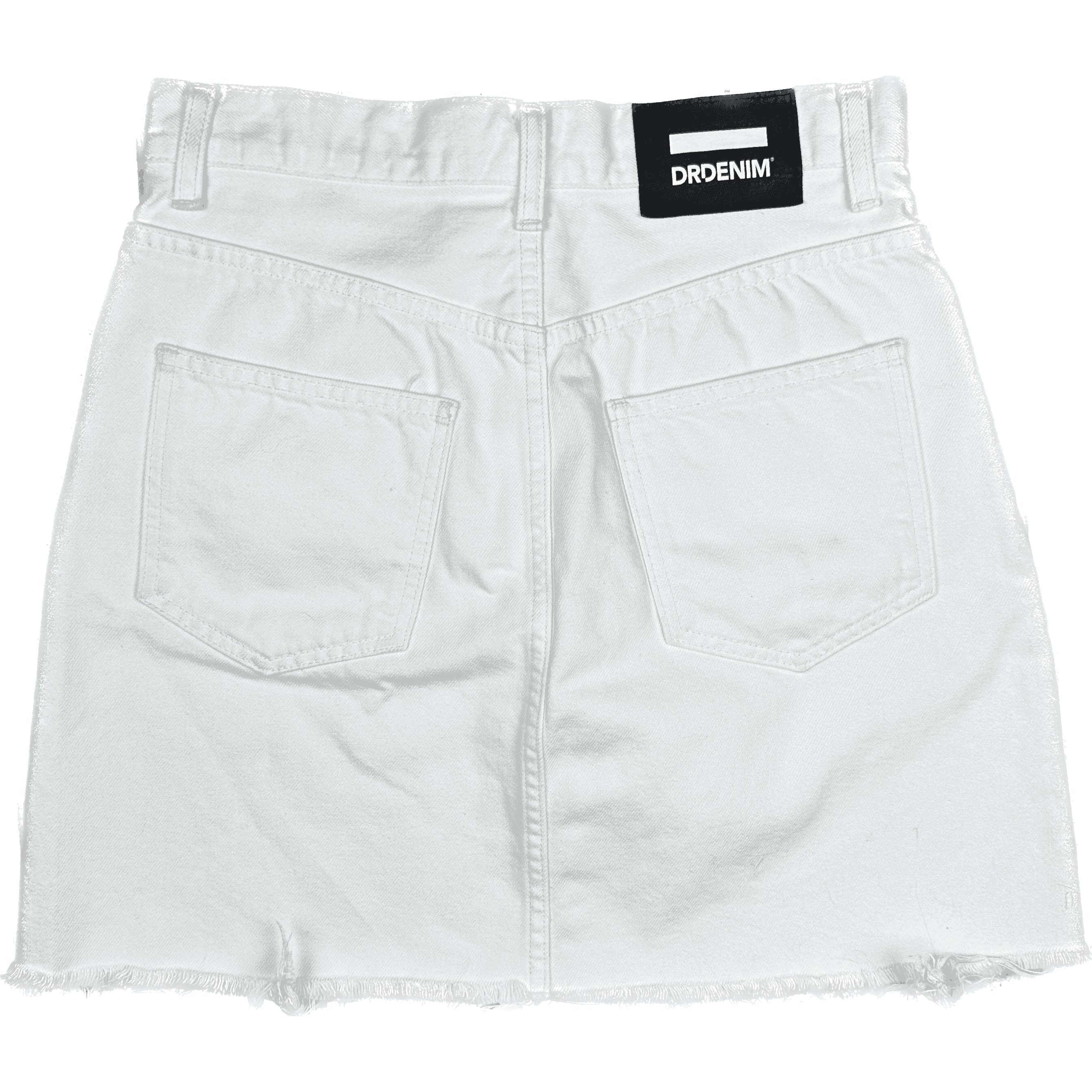 Dr Denim White Denim Mini Skirt - Size S or suit 8/9 — photo 2 of 3