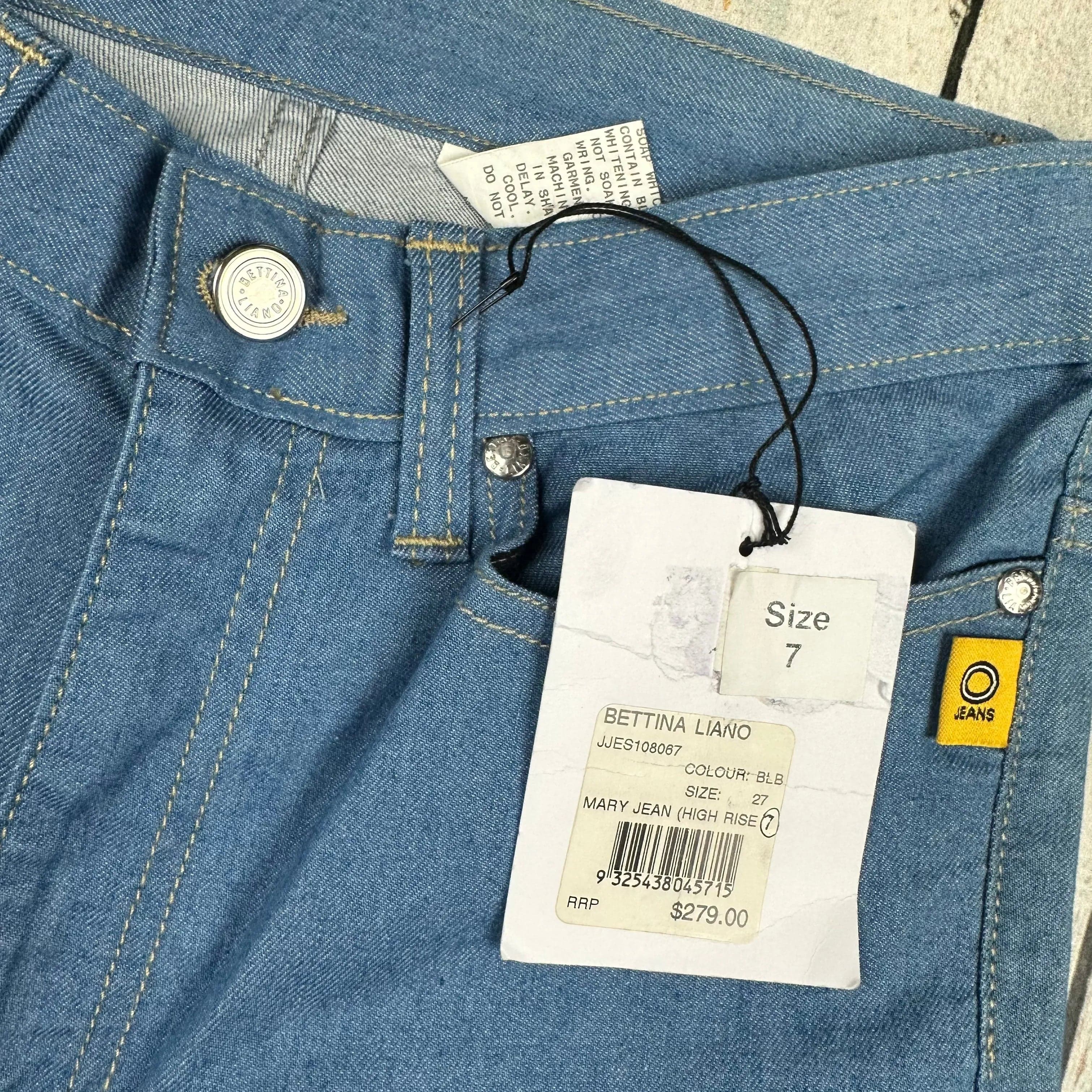 NWT - Bettina Liano Australian Made 'Mary Jean' Flared Jeans- Size 10 — photo 5 of 5