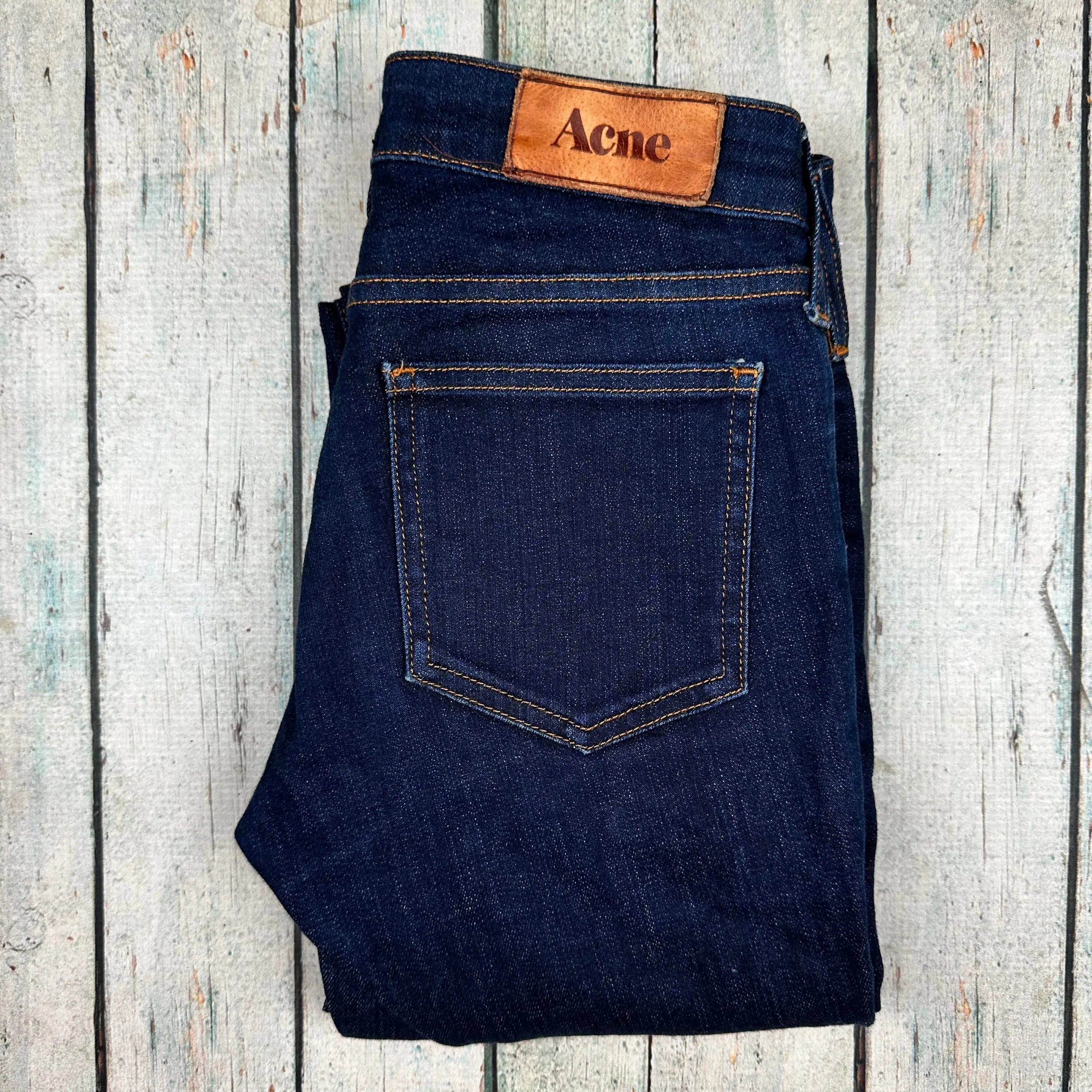 Acne Ladies KEX Soft Raw Straight Leg Jeans - Size 24 S — photo 2 of 5