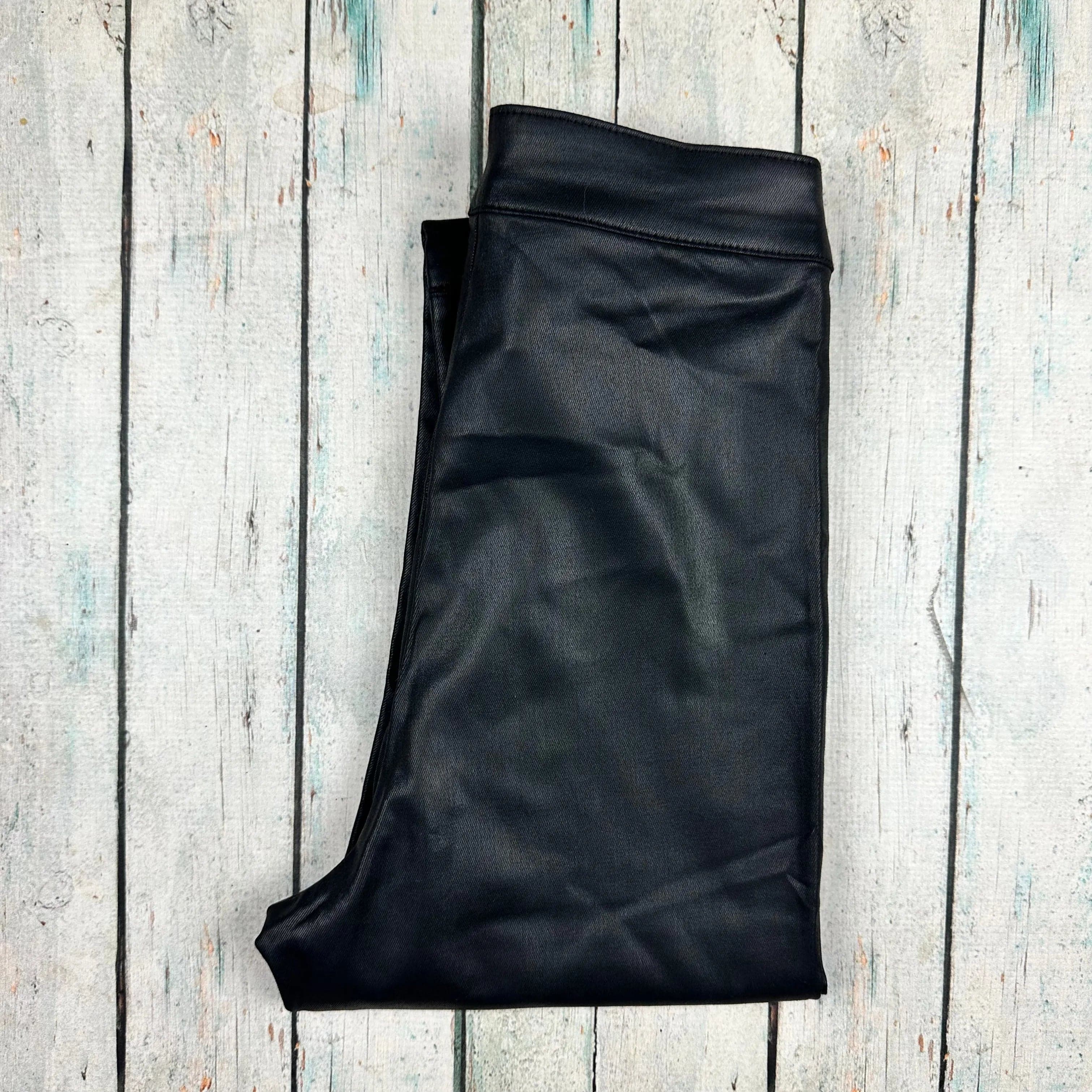 NEW - Sass & Bide 'Message to you Jean' Black Wet Look Legging -Size 25 — photo 2 of 5