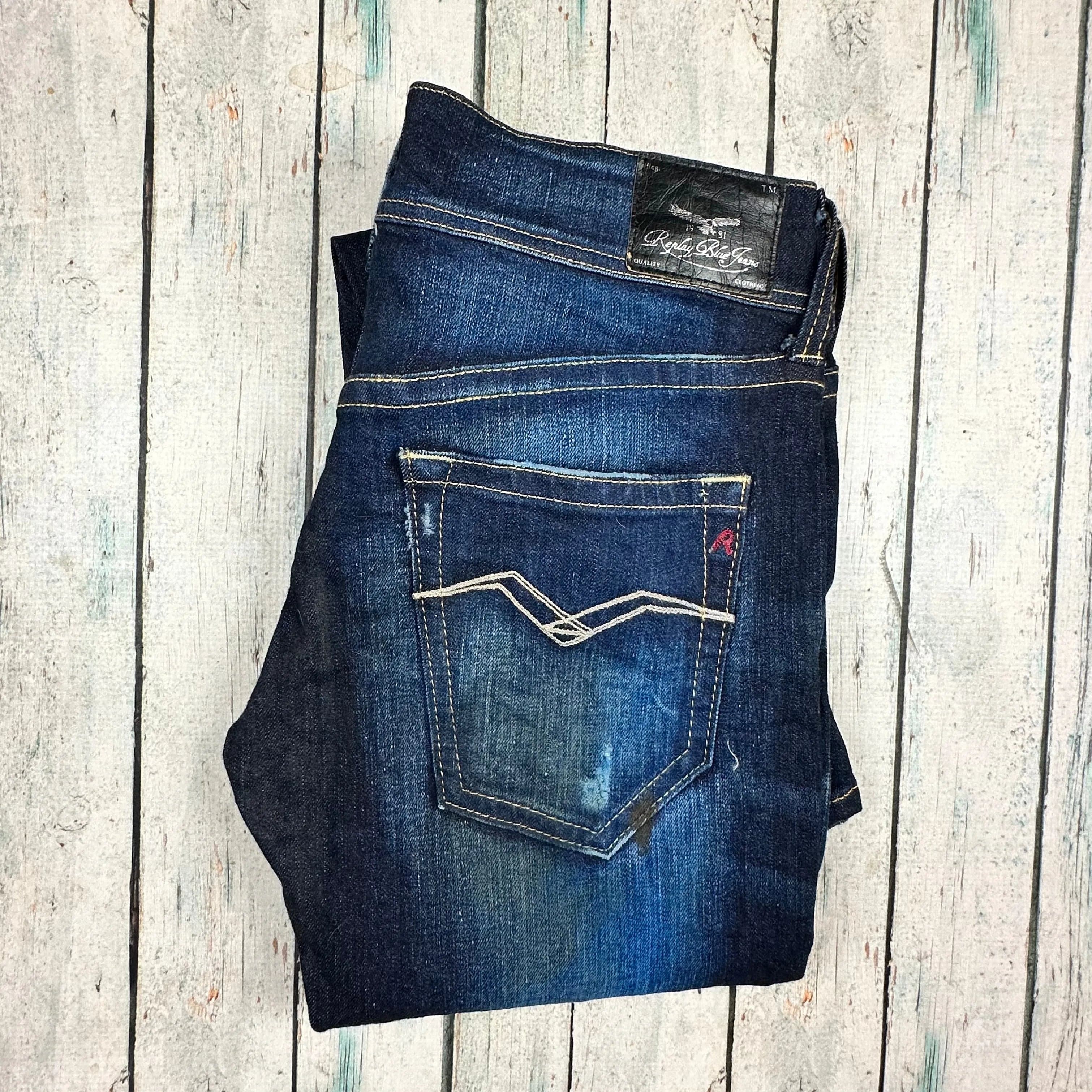 Replay Italy Ladies 'Fabienne' Distressed Slim Fit Jeans - Size 26 — photo 2 of 7