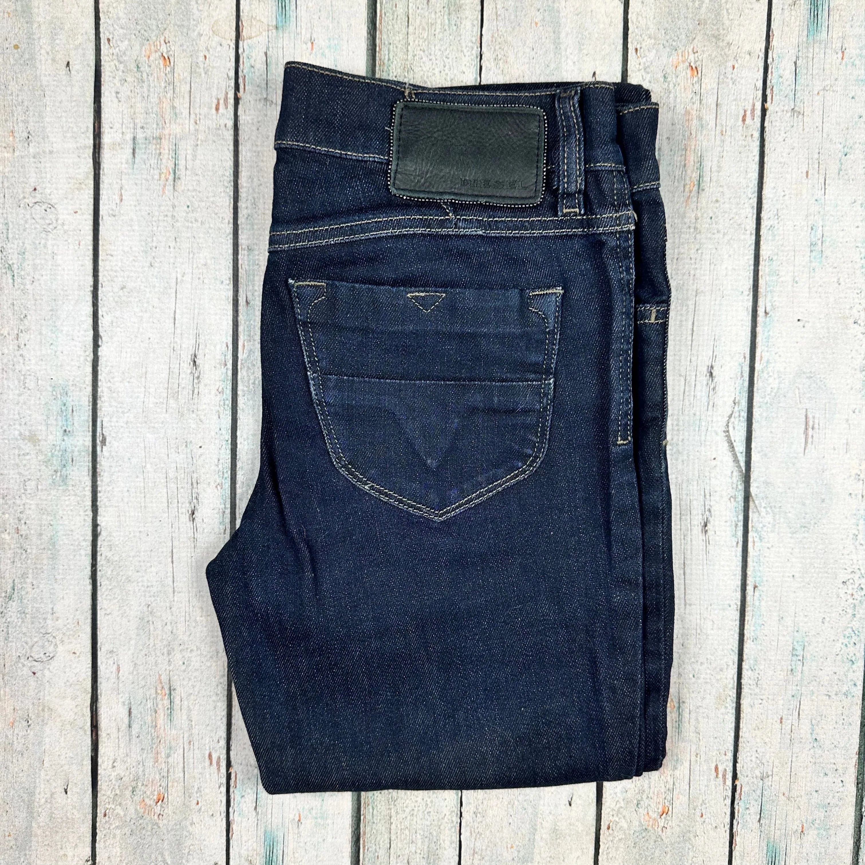 Diesel 'Livy' Dark Wash Slim Straight Jeans Size - 27/32 — photo 2 of 6