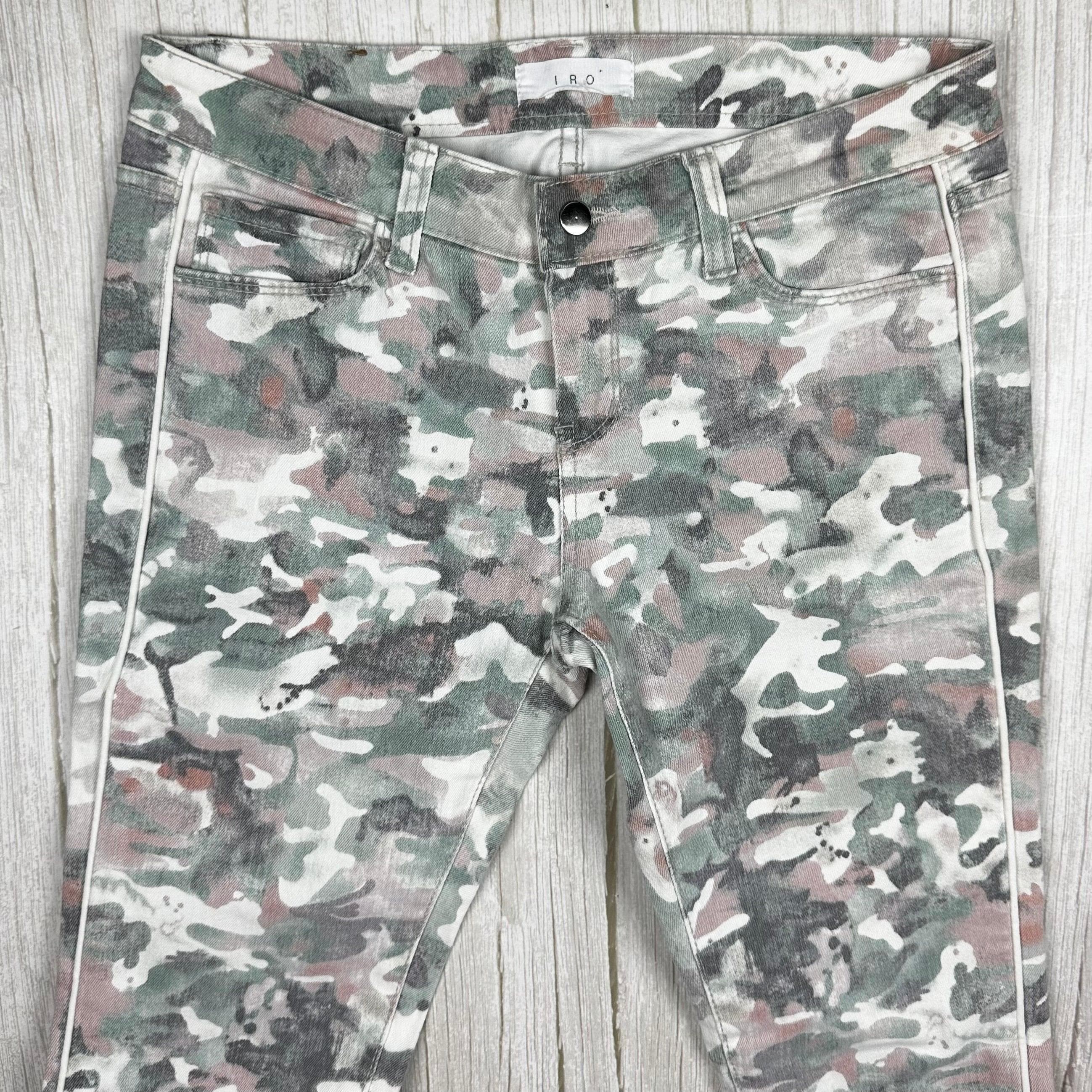 IRO France Ladies Pastel Camo Print Slim Fit Jeans- Size 27 — photo 4 of 7