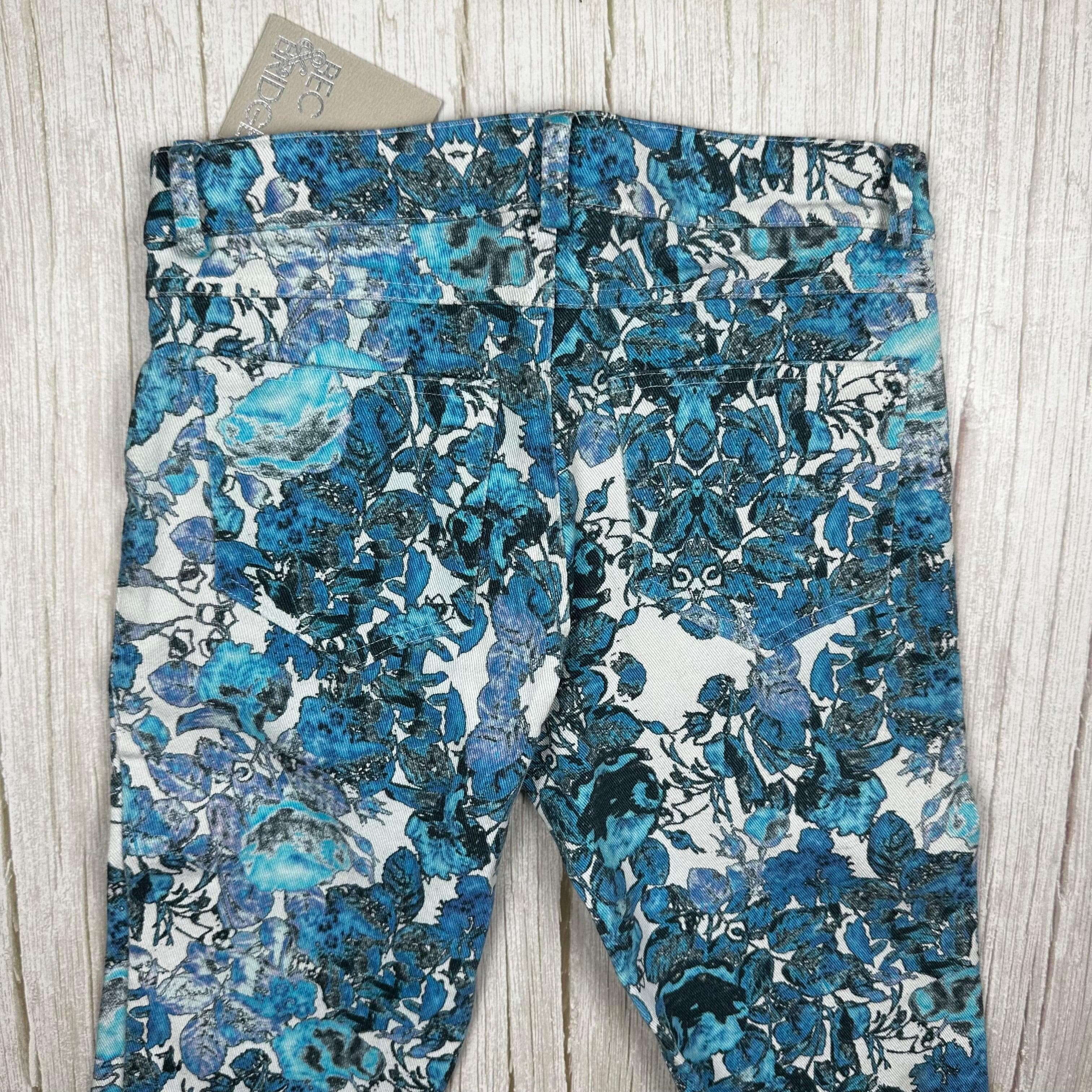 Bec & Bridge Printed 'Falling Poppies' Skinny Jeans- Size 6 — photo 5 of 5