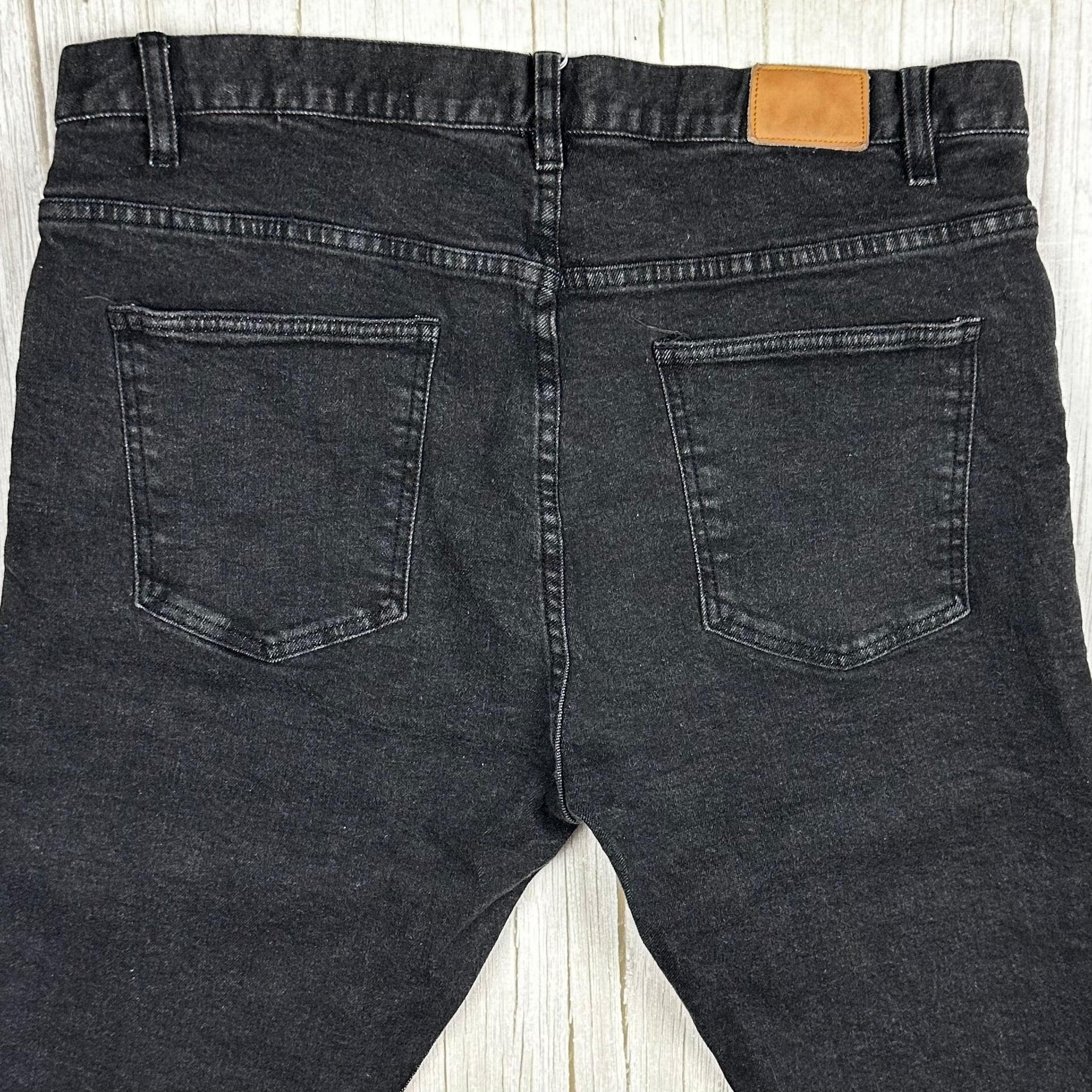 Flannel Mens Selvedge Black Jeans -Size 36 — photo 4 of 6