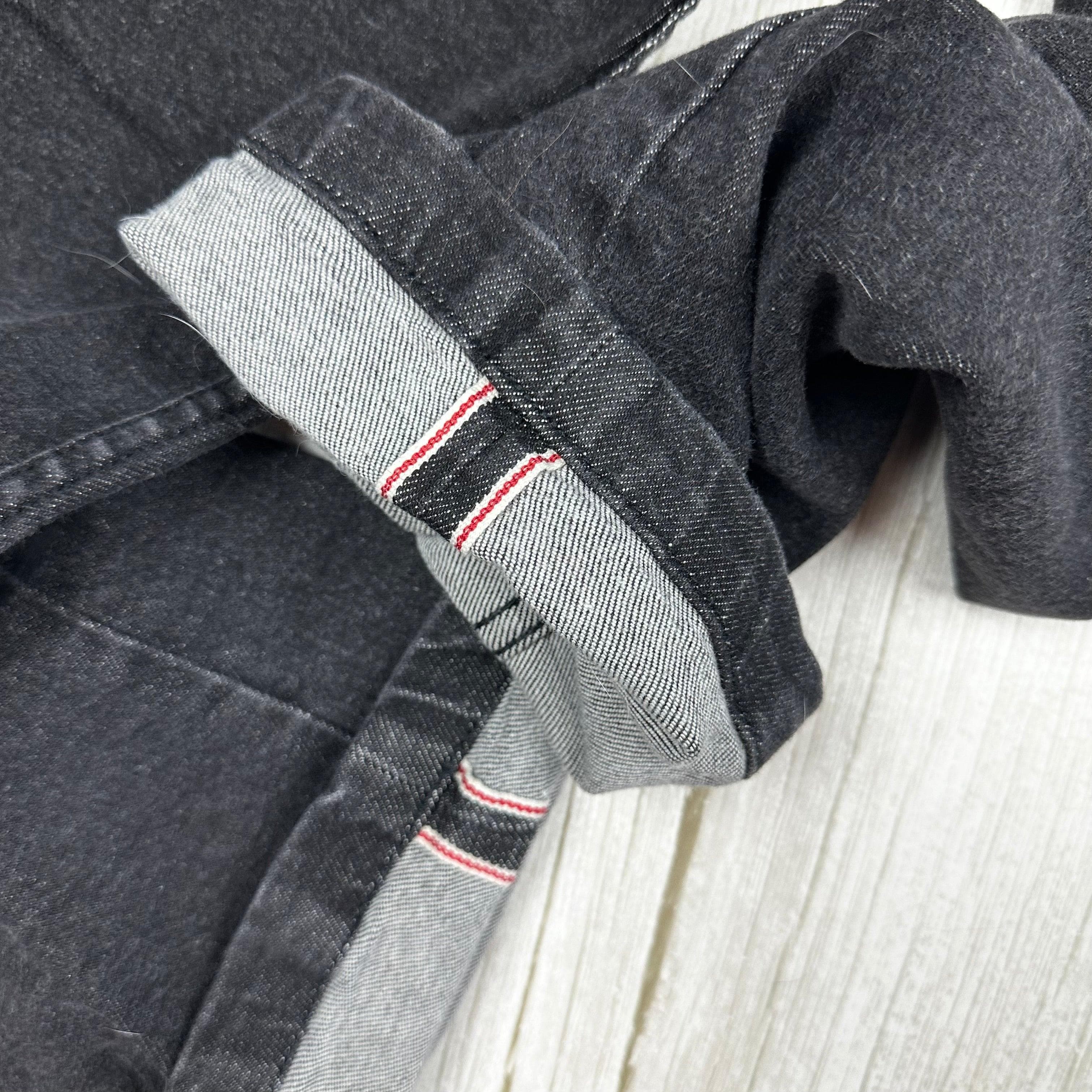 Flannel Mens Selvedge Black Jeans -Size 36 — photo 5 of 6