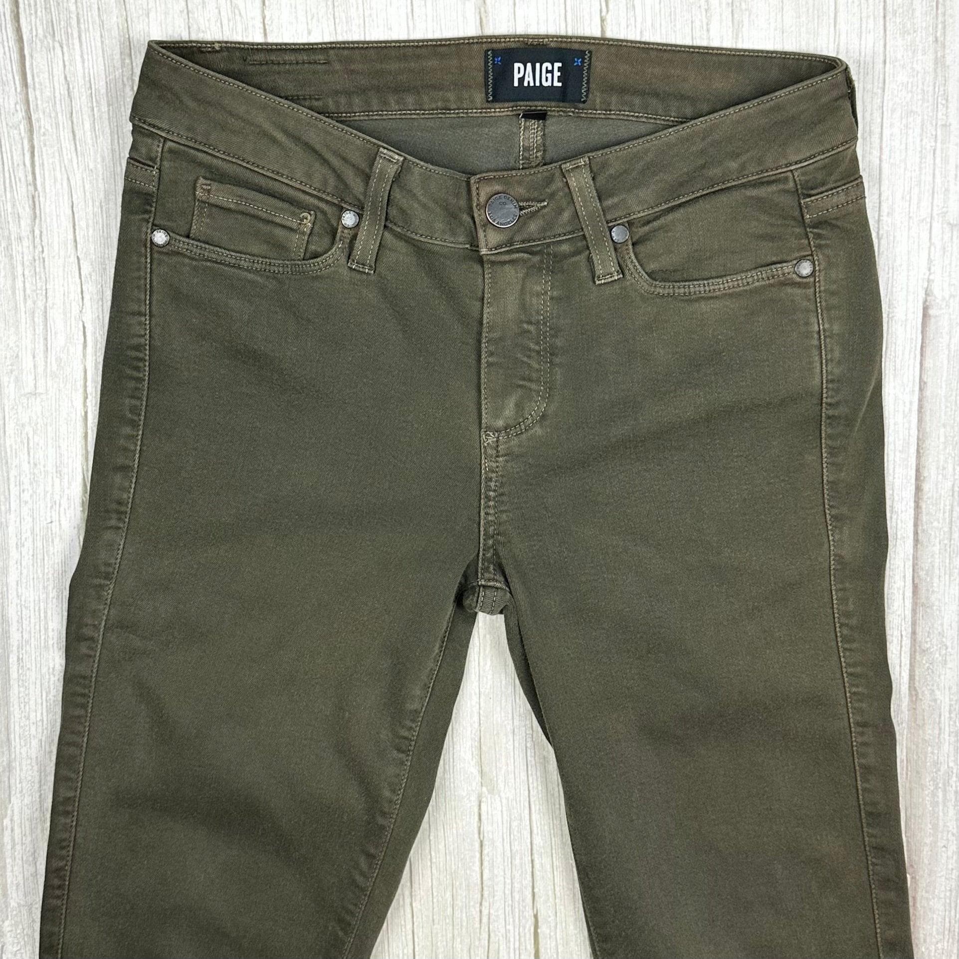 Paige Denim 'Verdugo Ankle' Vintage Deep Juniper Jeans- Size 27 — photo 5 of 6