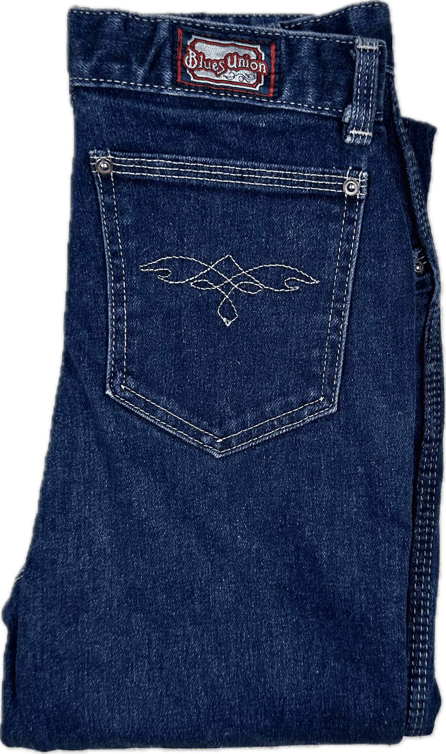 Blues Union Genuine 80's Australian Made Denim Jeans - Suit Size 7/8 — photo 2 of 6