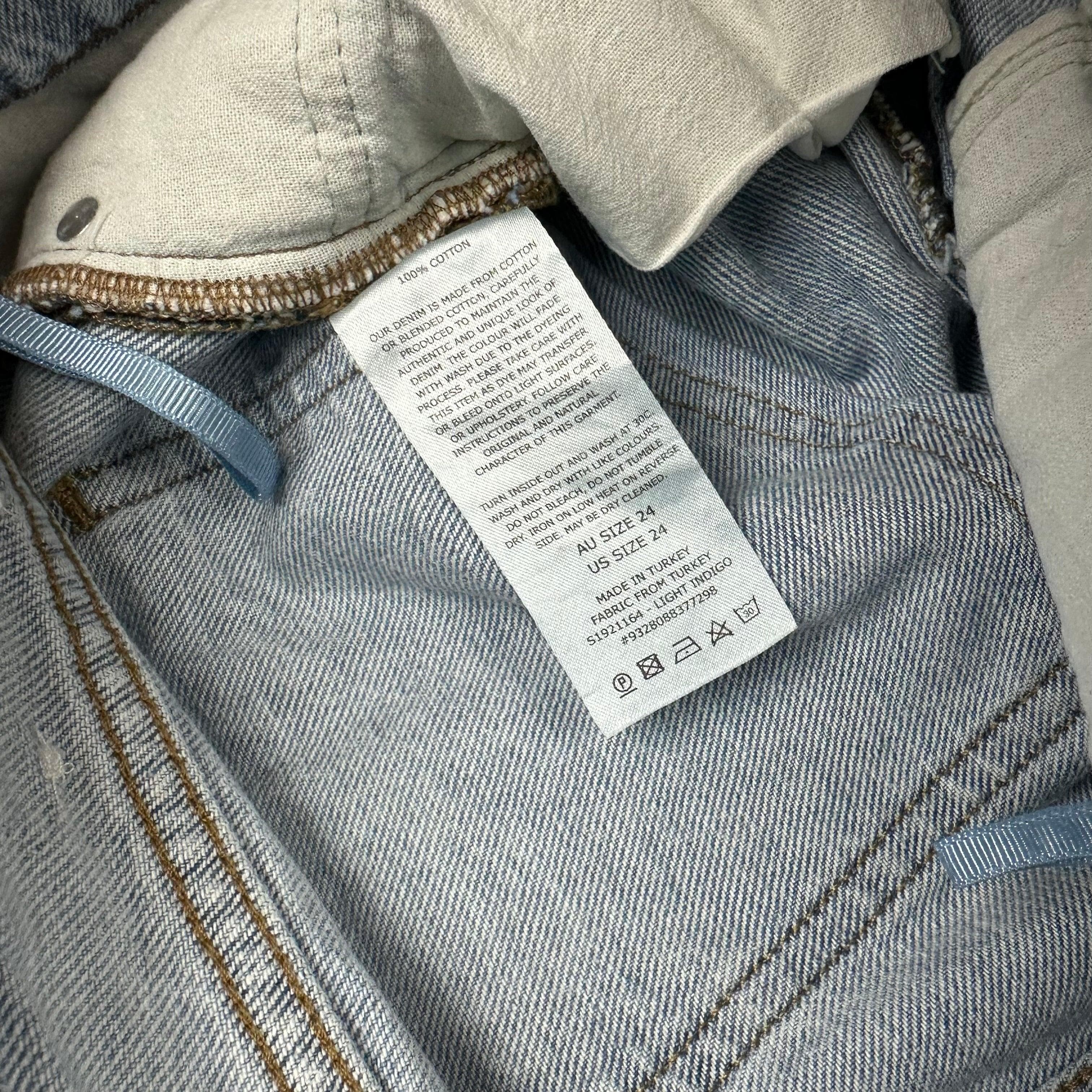 Scanlan & Theodore High Rise Tapered Jeans- Size 24 or 6 AU — photo 5 of 8