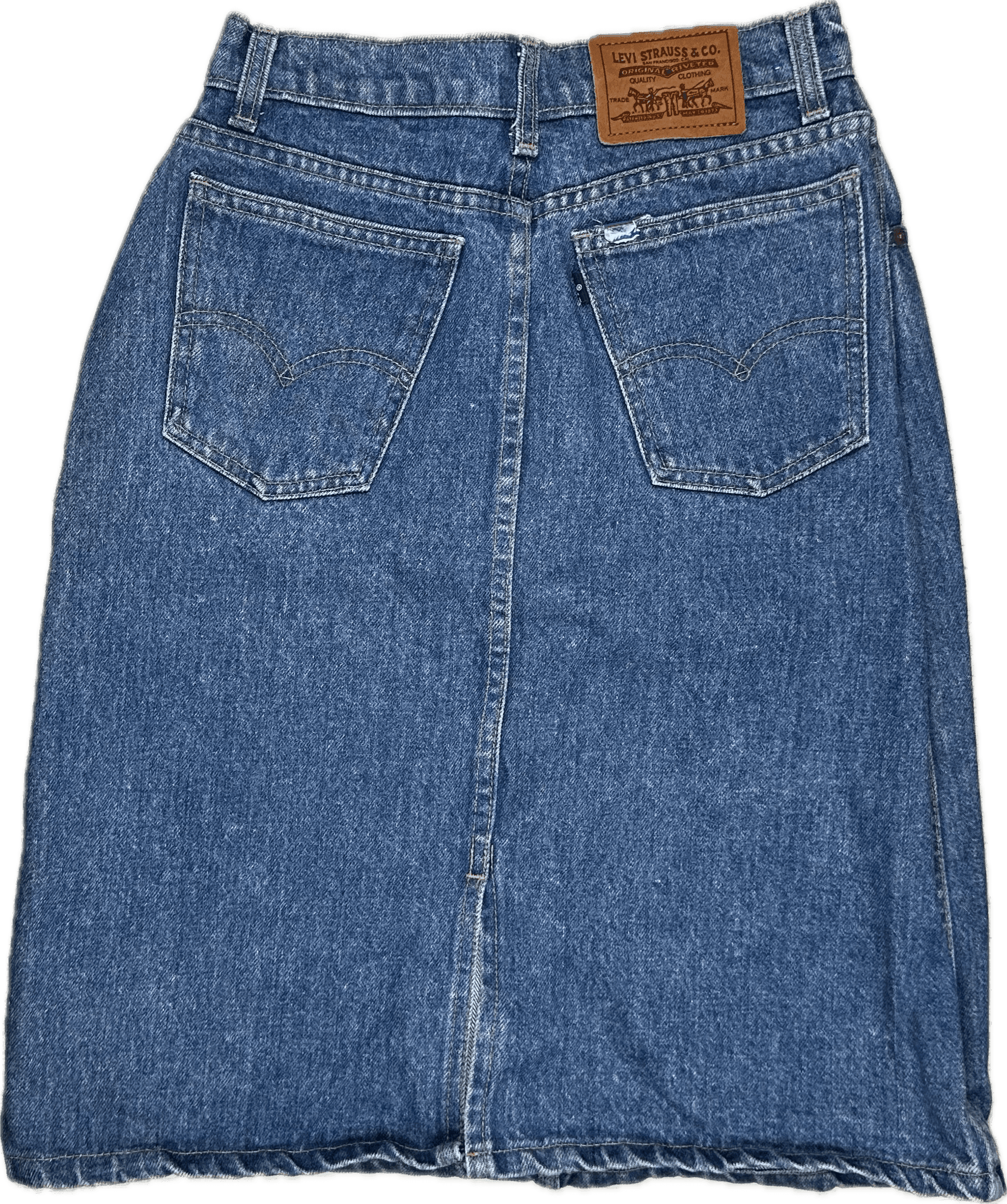 Levis Vintage Deadstock 80's Classic Denim Skirt - Suit Size 26 — photo 2 of 6