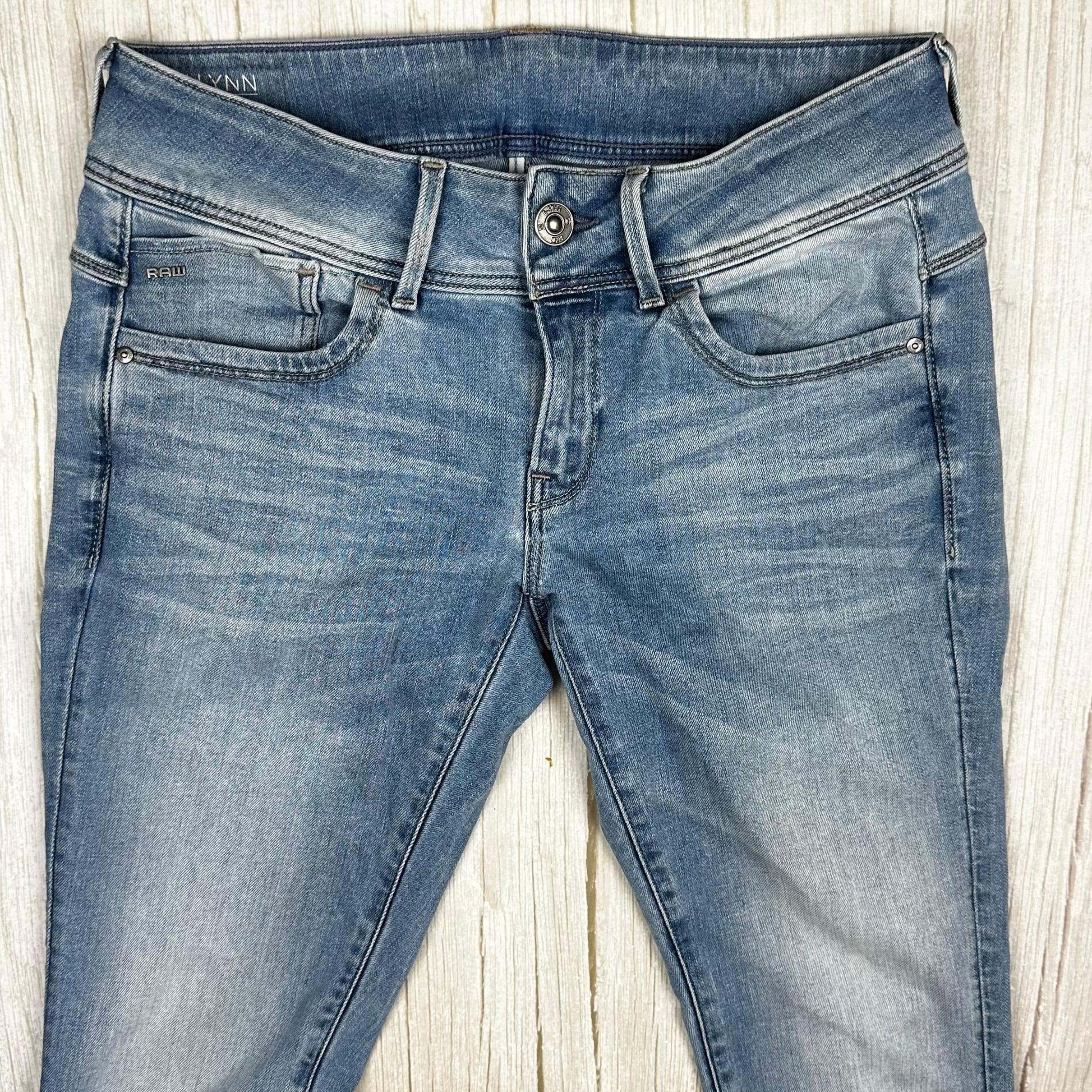 G Star RAW Womens 'Lynn Mid Skinny' Distressed Jeans -Size 28/28 — photo 7 of 8