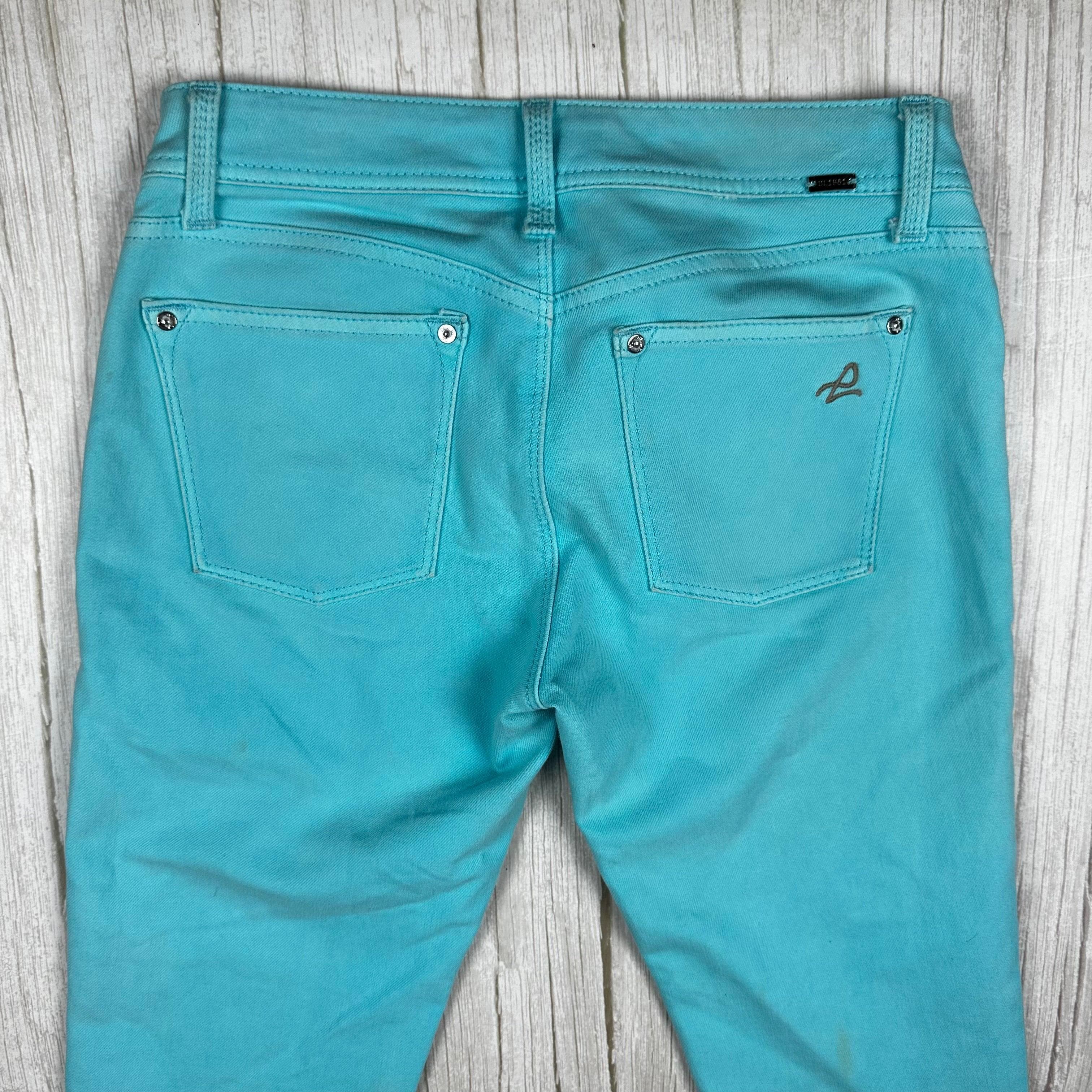 DL1961 'Emma' Stretch Aqua Skinny Jeans -Size 26" — photo 4 of 6