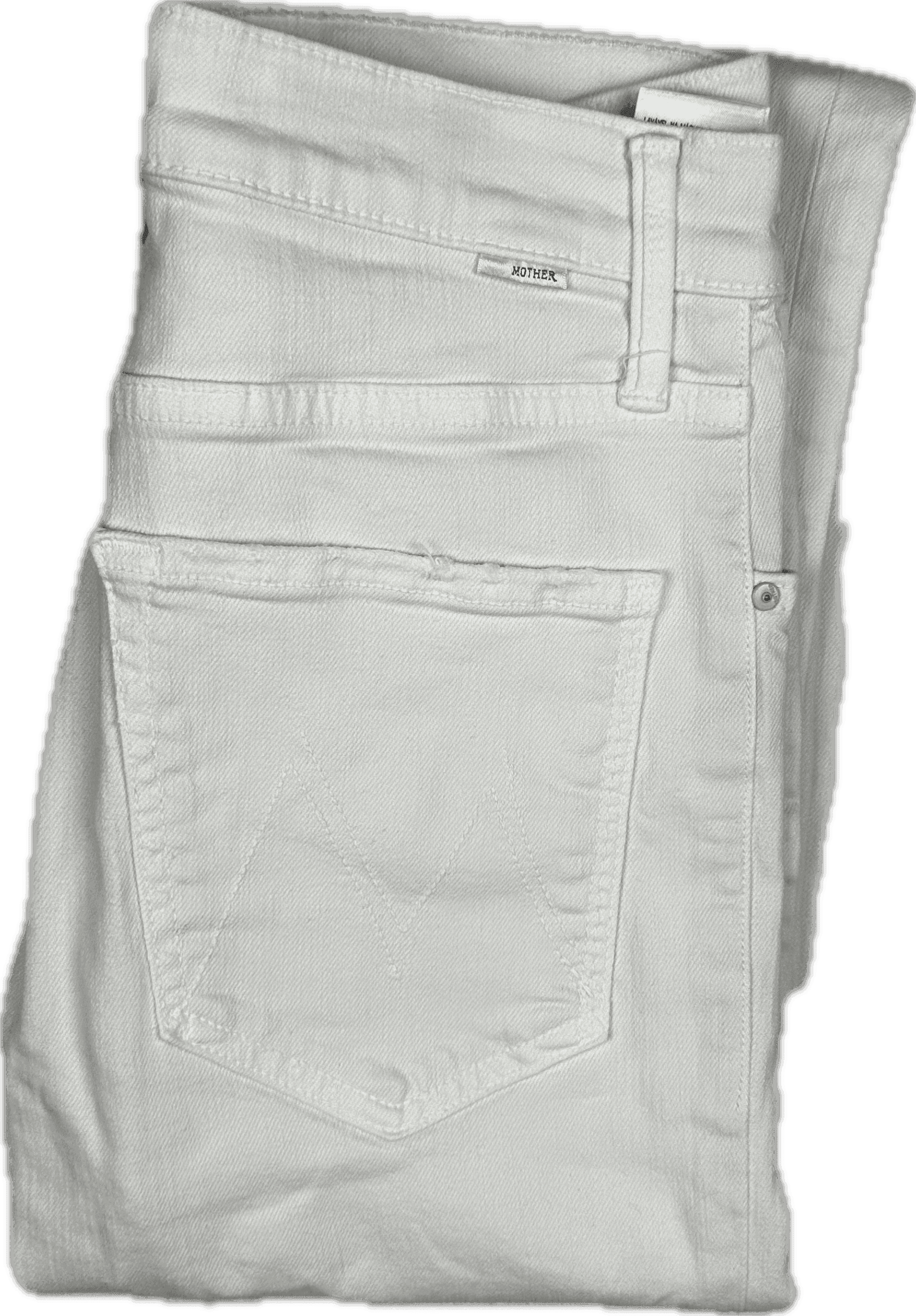Mother 'The Tomcat Ankle' in Cream Puffs Jeans - Size 26 — photo 3 of 7