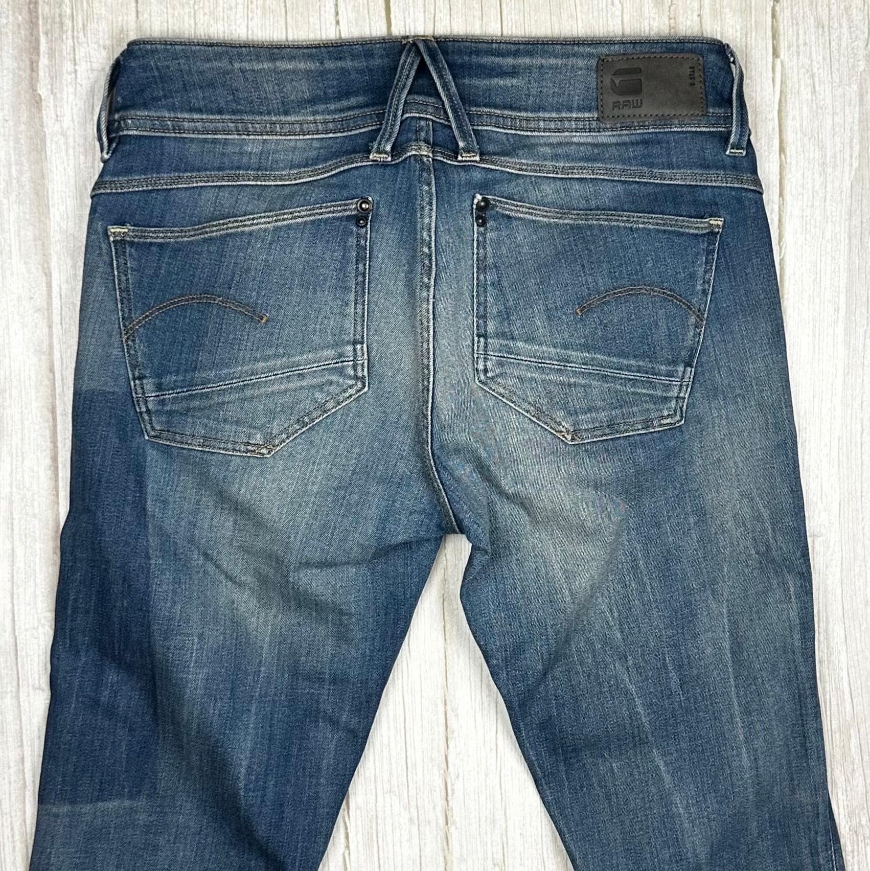 G Star RAW Womens 'Lynn Mid Skinny' Distressed Jeans -Size 27/34 — photo 3 of 9