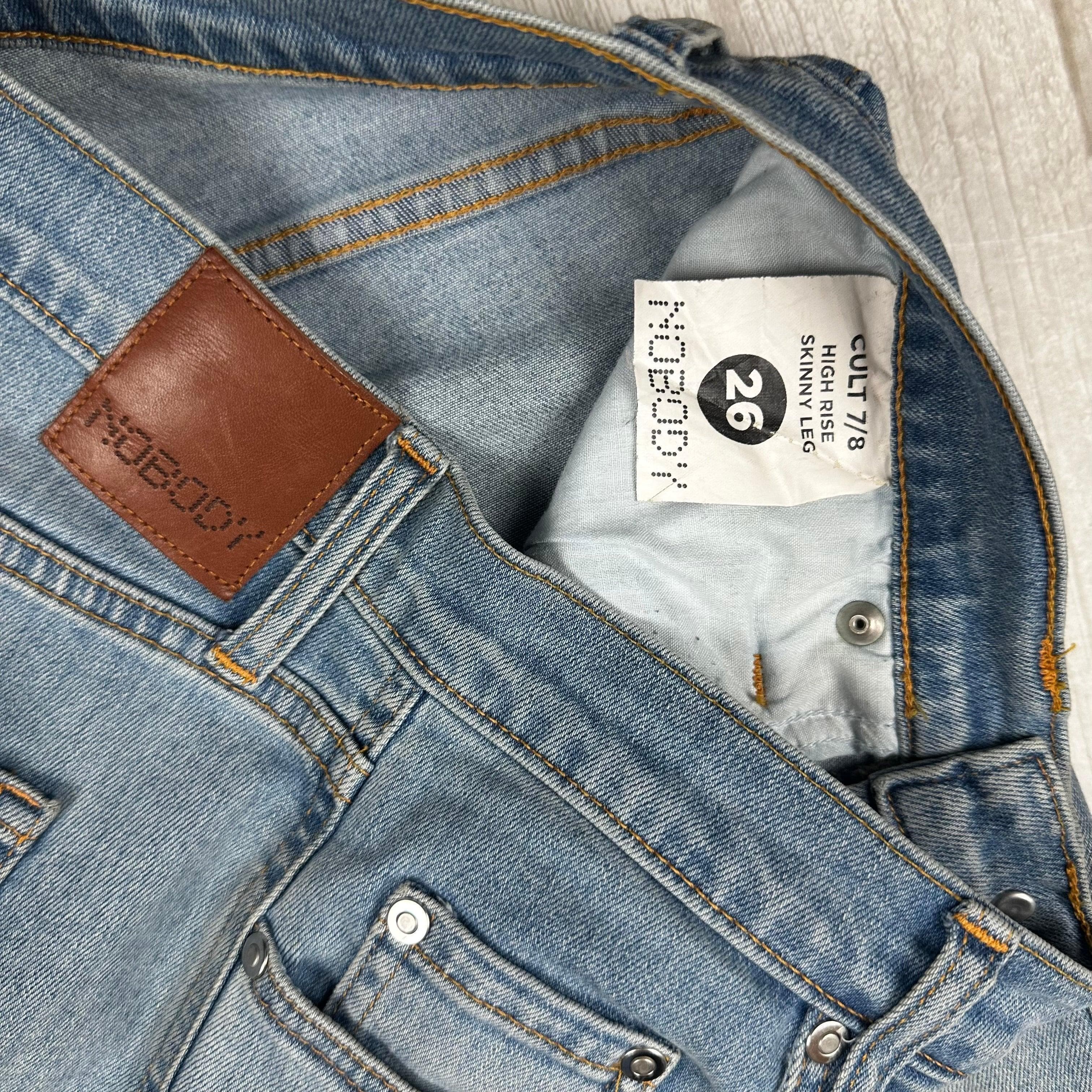 NOBODY 'Cult 7/8' High Rise Skinny Leg Jeans- Size 26 — photo 7 of 8