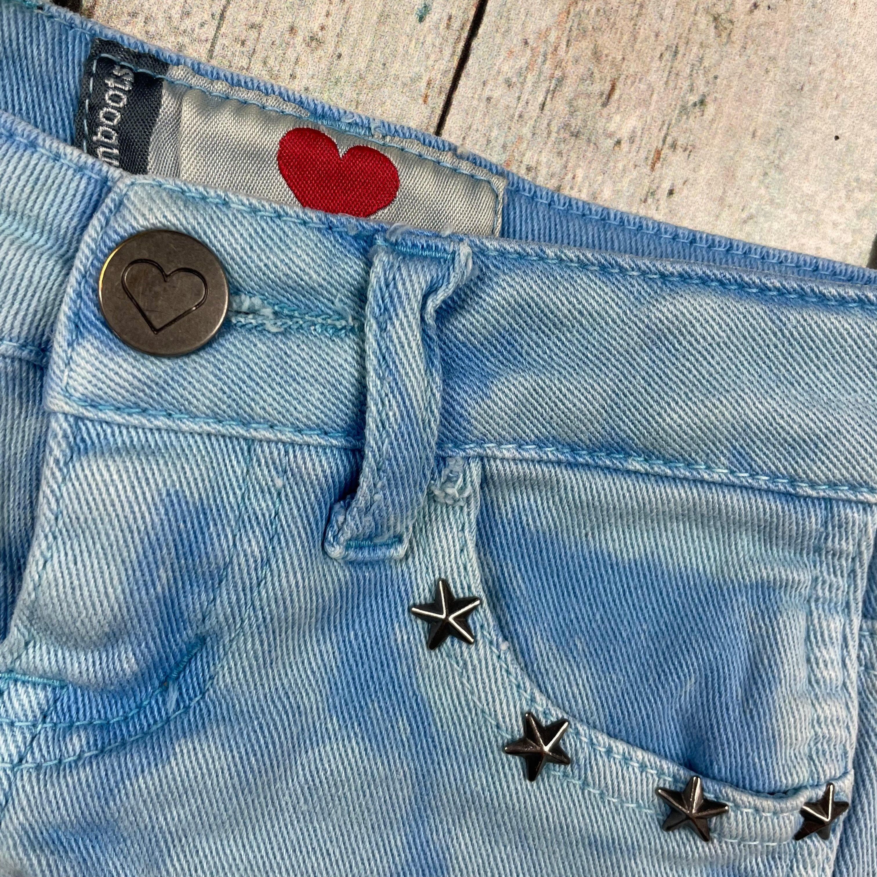Girls Gumboots Sky Blue Denim Shorts - Size 3/4 Years — photo 3 of 7