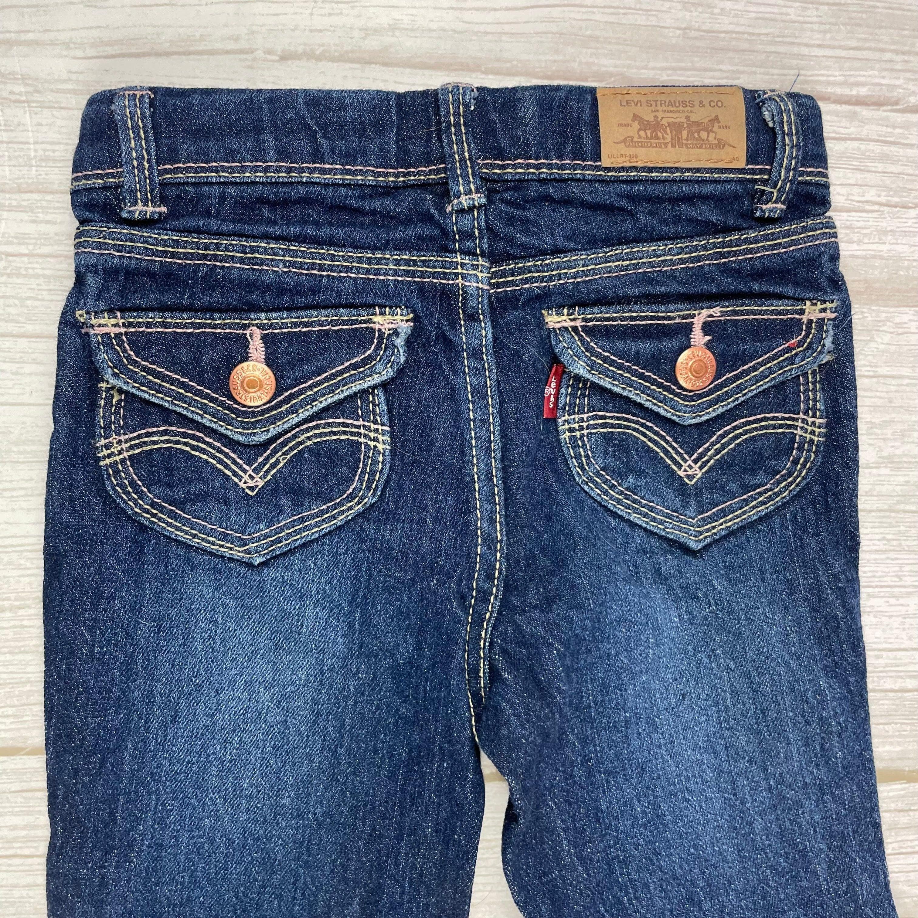 Levis Slim Straight Leg Kids Jeans - Size 4 — photo 3 of 8