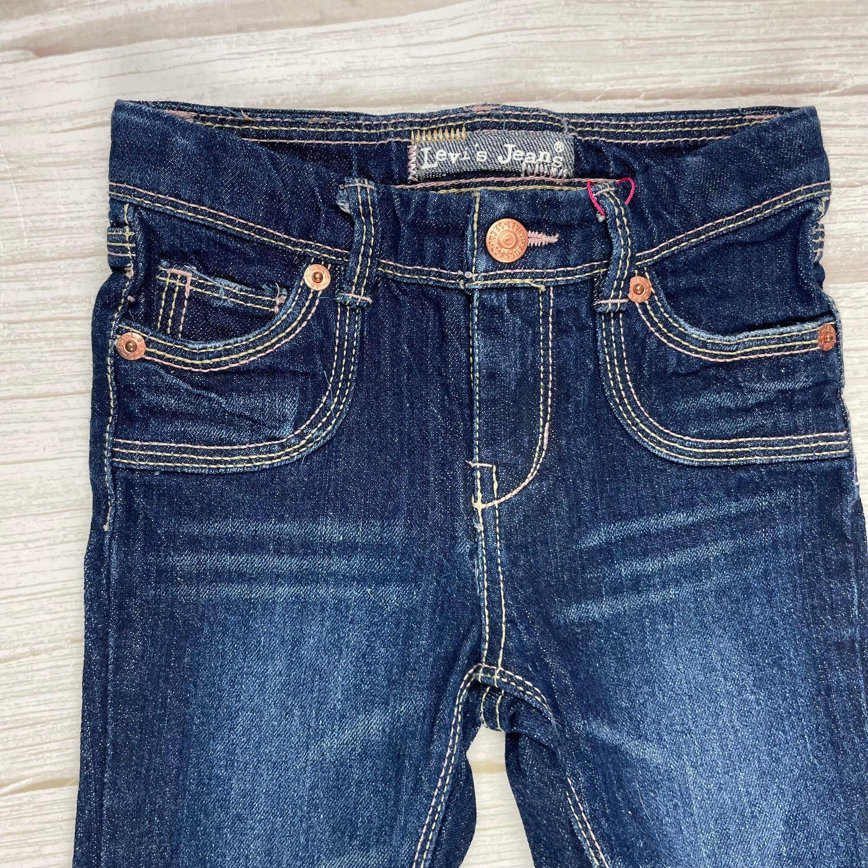 Levis Slim Straight Leg Kids Jeans - Size 4 — photo 4 of 8