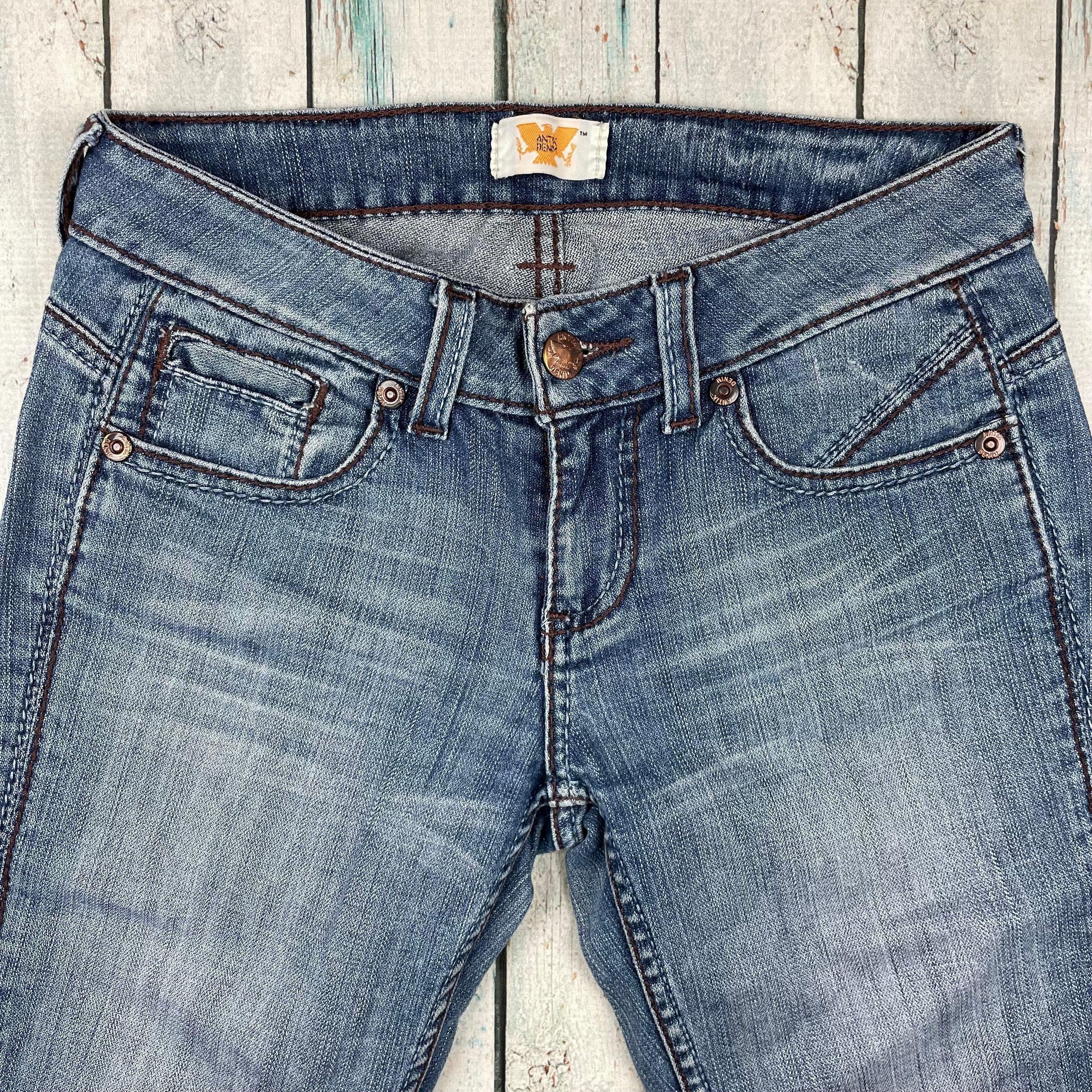 Antik Denim USA Embroidered Pocket Slim Fit Jeans- Size 25 — photo 3 of 8