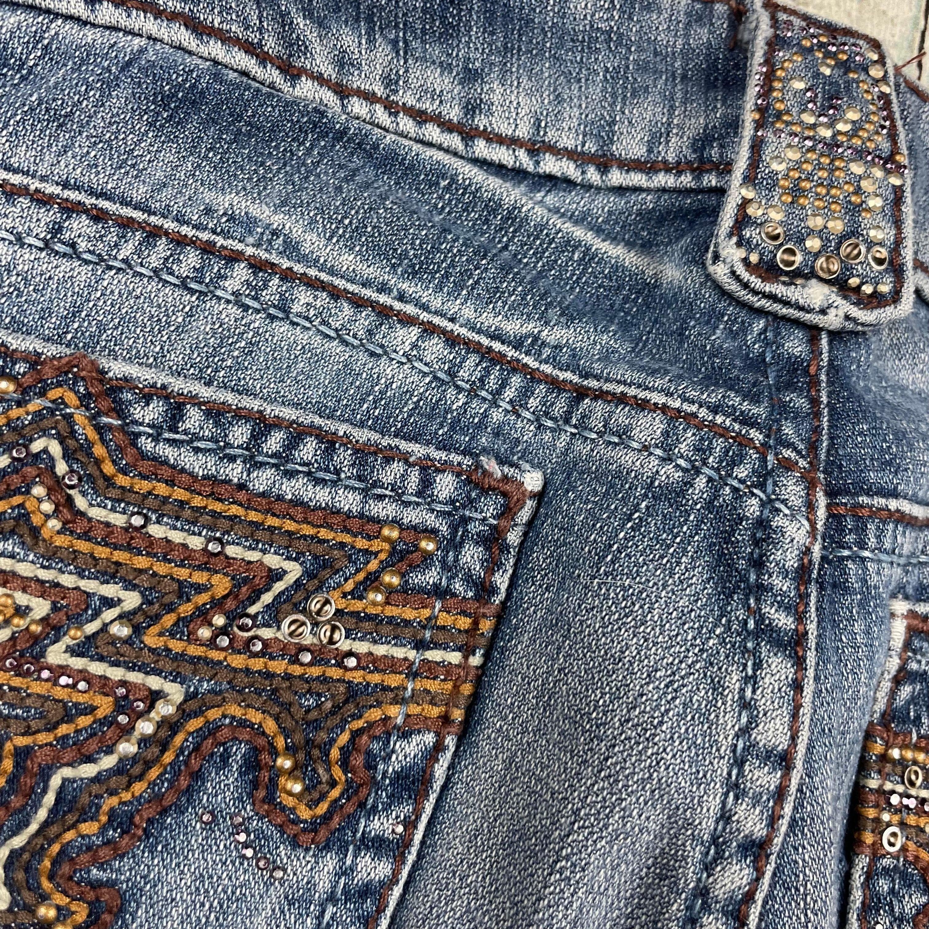 Antik Denim USA Embroidered Pocket Slim Fit Jeans- Size 25 — photo 5 of 8