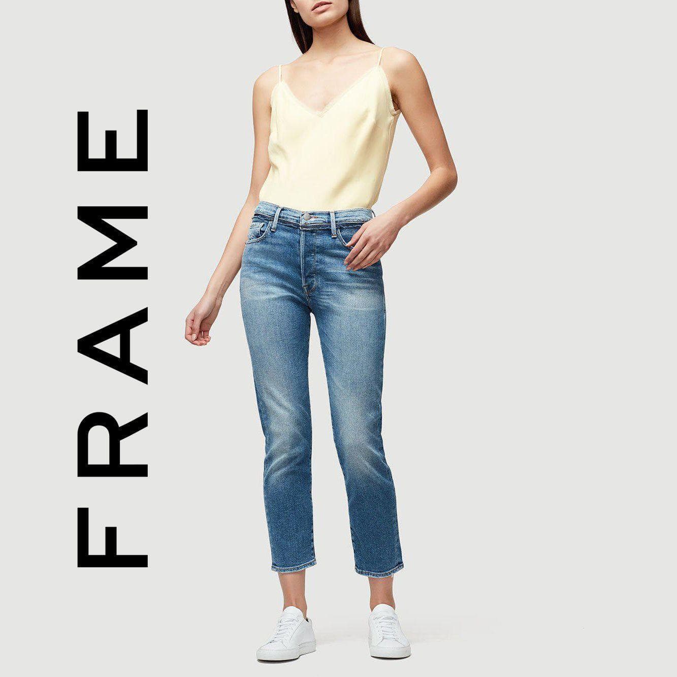 NWT- Frame Denim 'Le Original' High Rise Straight Jeans RRP $385 -Size 28 — photo 1 of 5