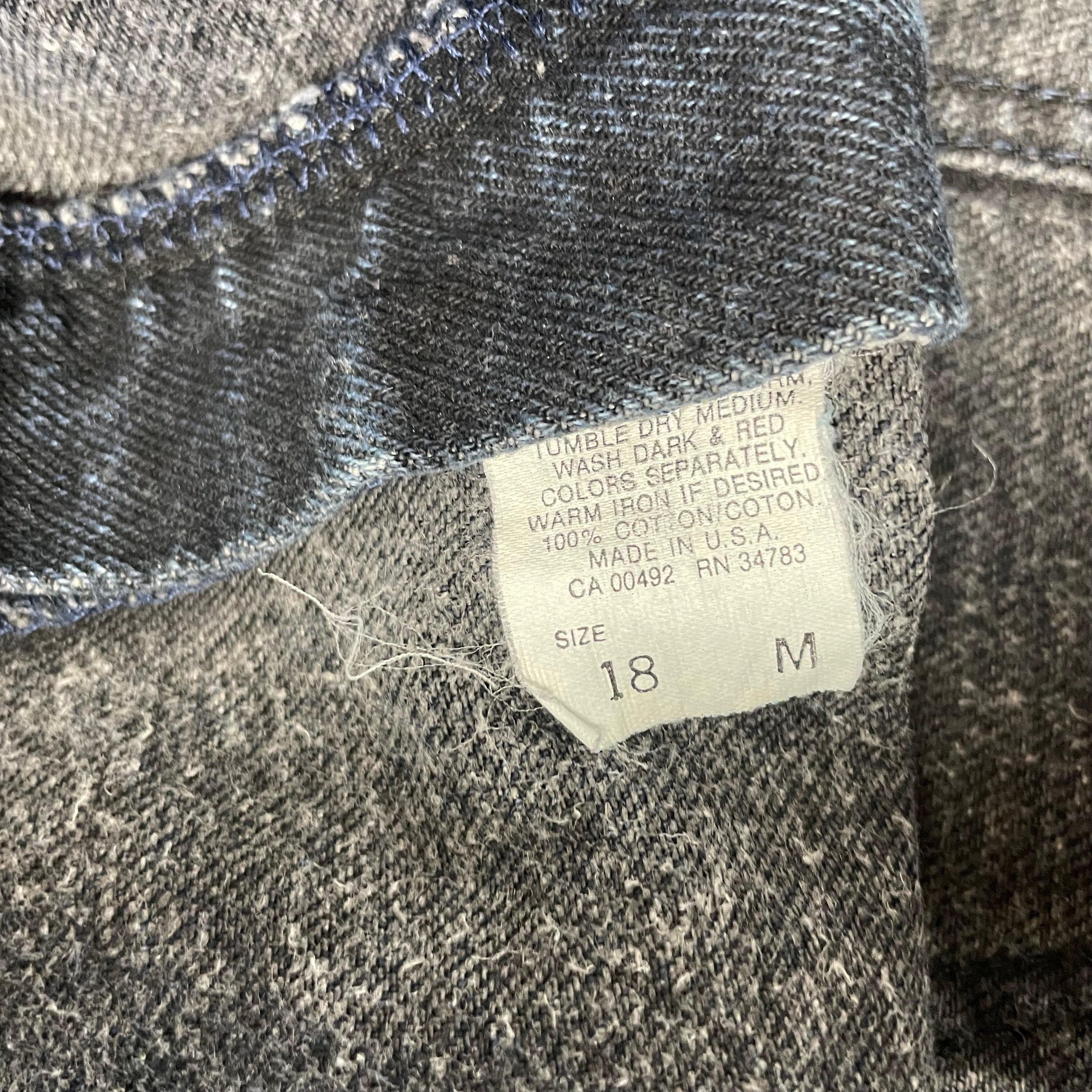 1980's Vintage Lee USA Made Tapered Fit Jeans- Size 32 — photo 4 of 8
