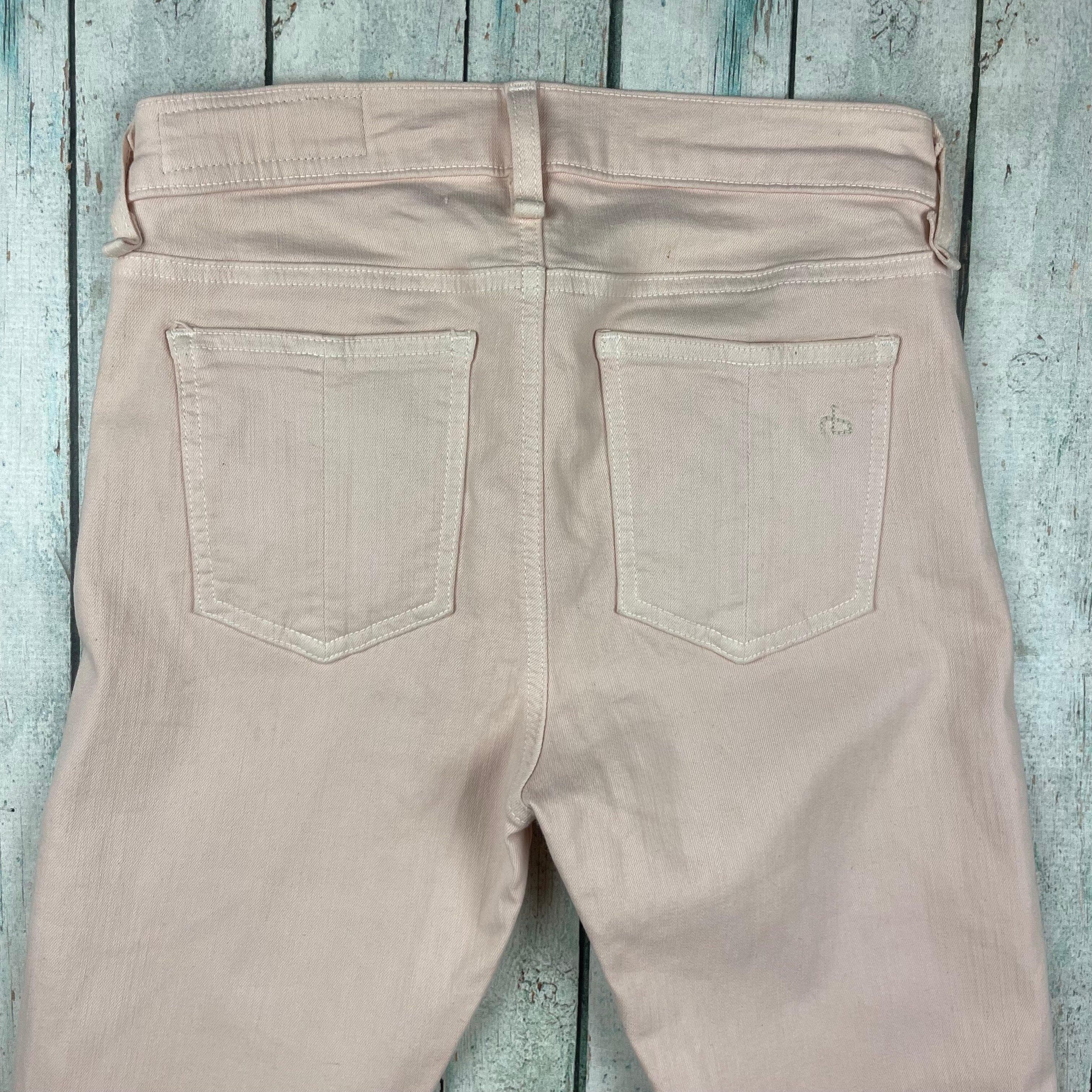 Rag & Bone 'Skinny' Peach Stretch Jeans- Size 25 — photo 4 of 6