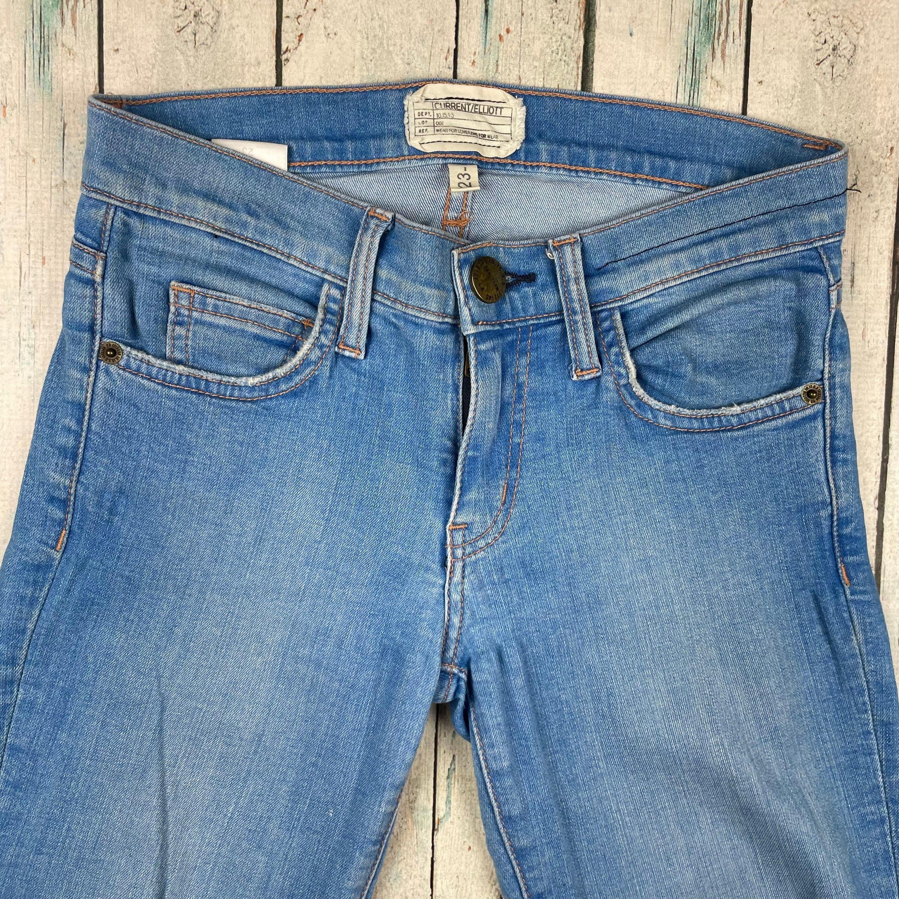 Current/Elliot 'The Stiletto' Blue Skinny Jeans- Size 23 — photo 2 of 8