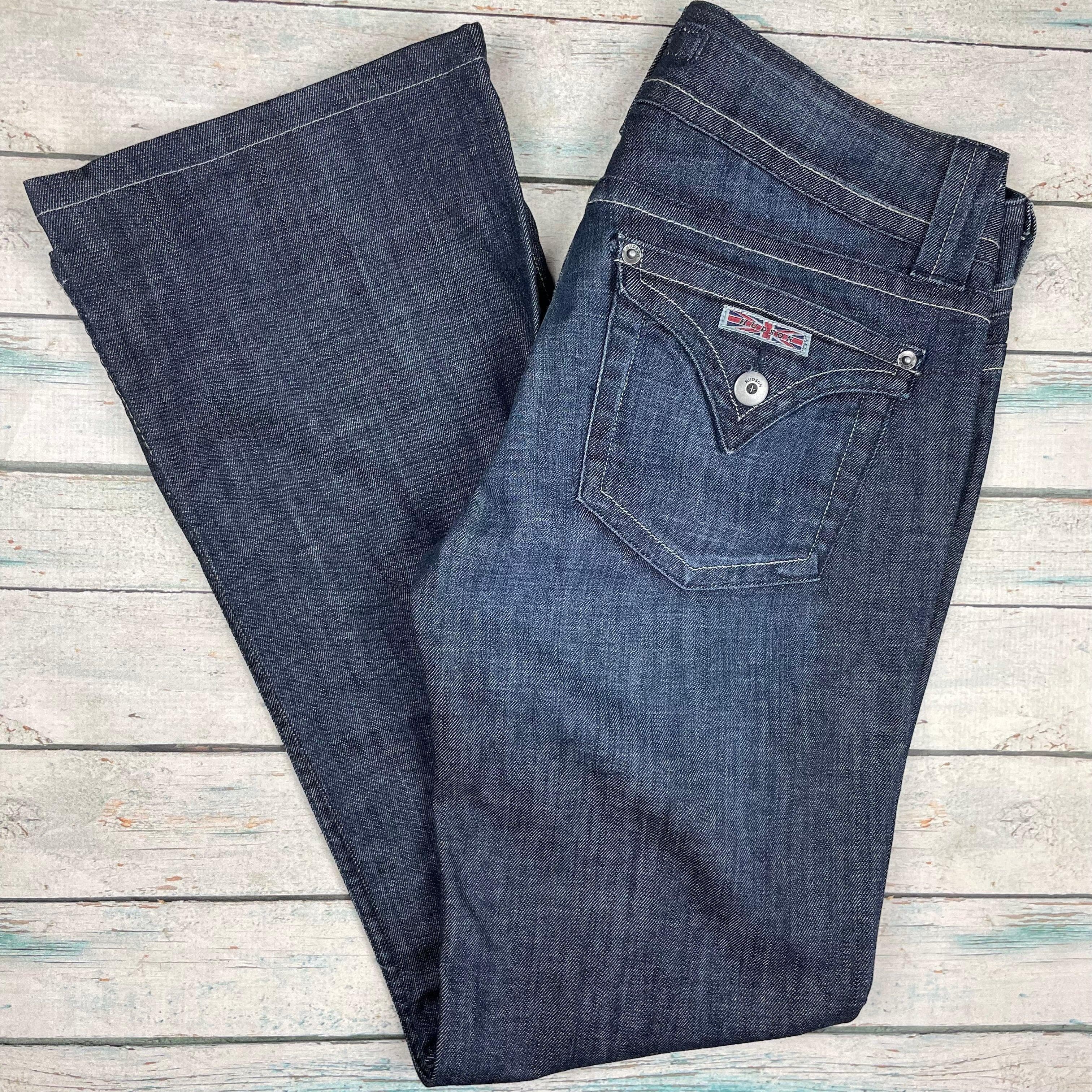 Hudson USA Straight Bootleg Flap Pocket Jeans - Size 29 — photo 6 of 7