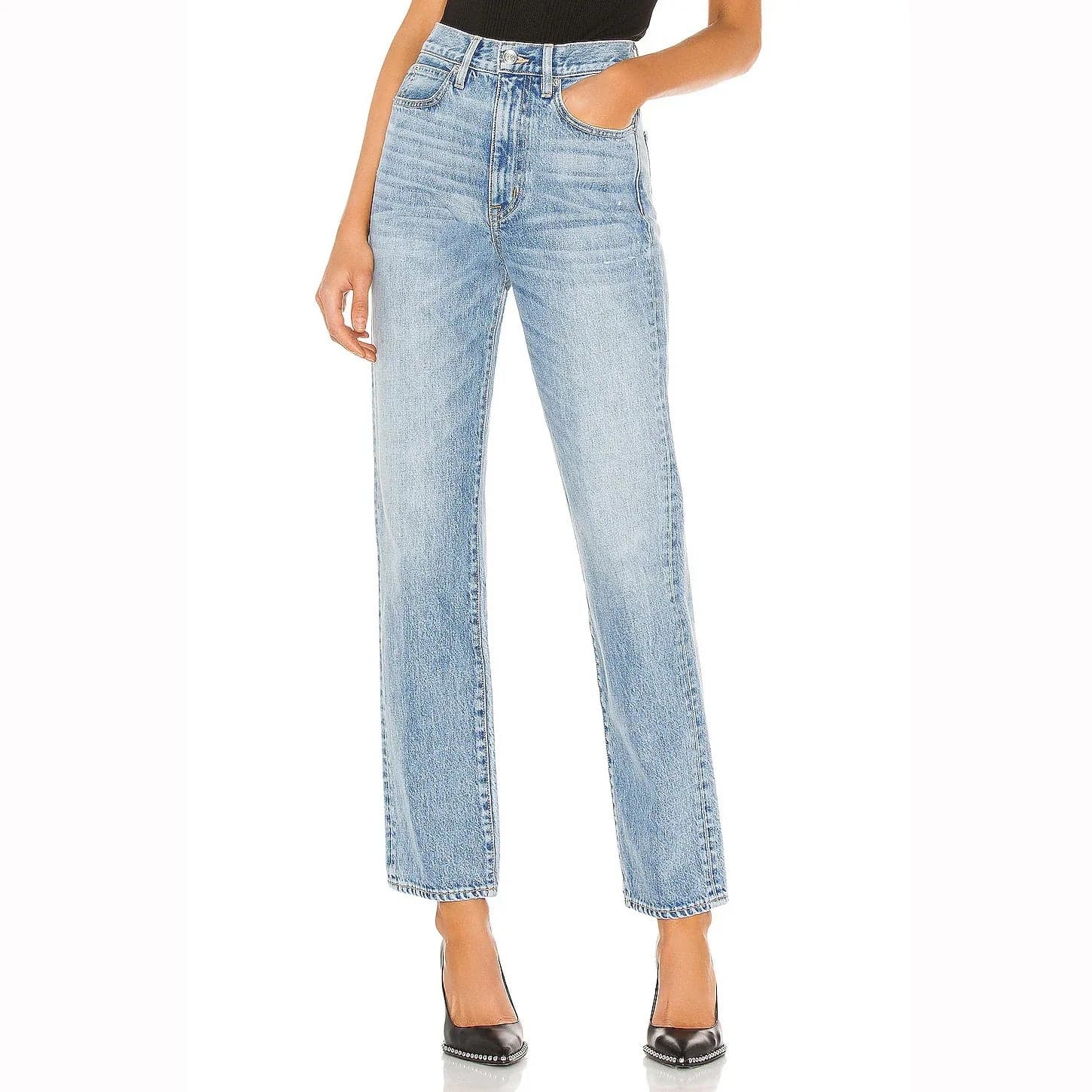 Slvrlake USA Made 'London' High Straight Jeans - Size 28 — photo 1 of 7