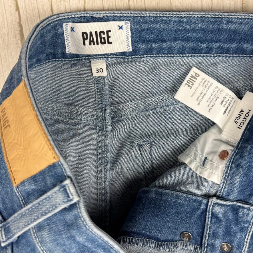 Paige Denim 'Hoxton Ankle' Jordy Twisted Seam Jeans - Size 30 — photo 5 of 10