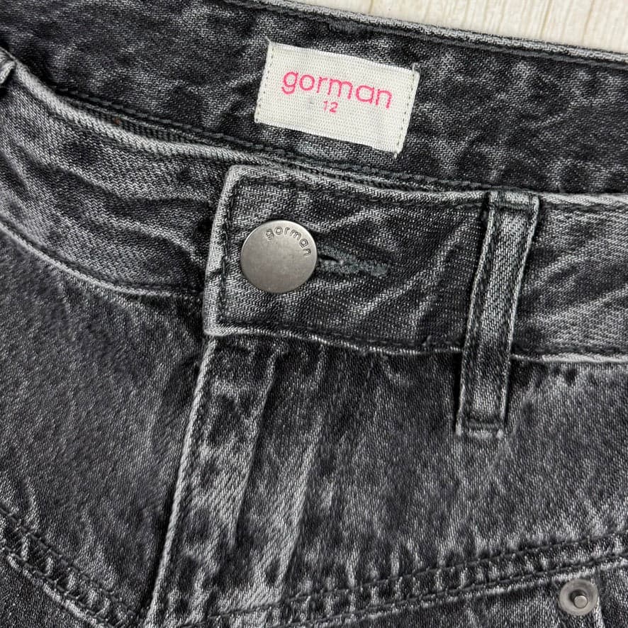 Gorman Tapered Mom Fit Charcoal Ladies Jeans - Size 12 — photo 3 of 6