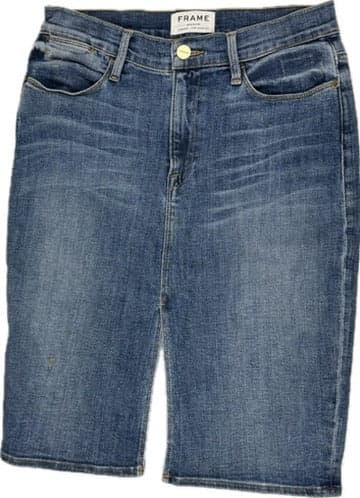 Frame USA Made Stretch Denim Jeans Skirt - Size 28 — photo 1 of 6