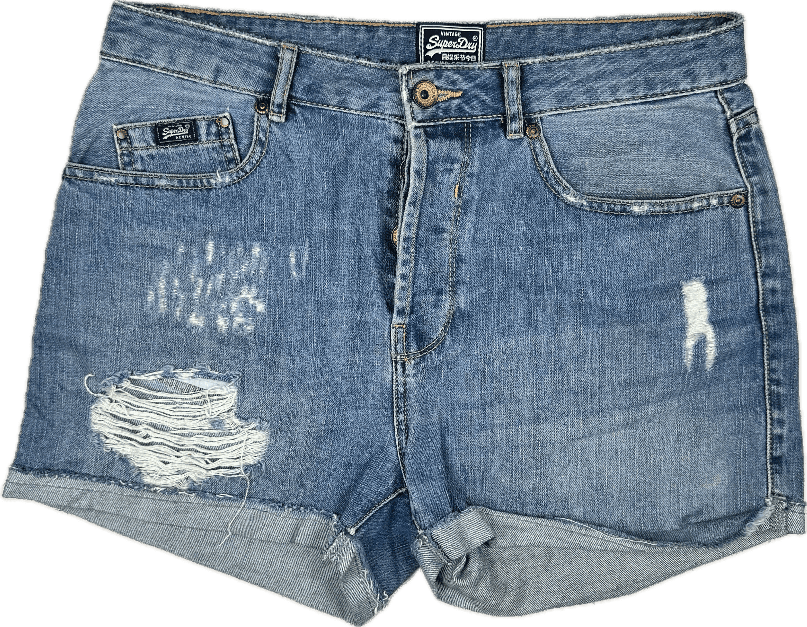 Superdry Ladies Denim Shorts - Size 29 or 11AU — photo 1 of 5