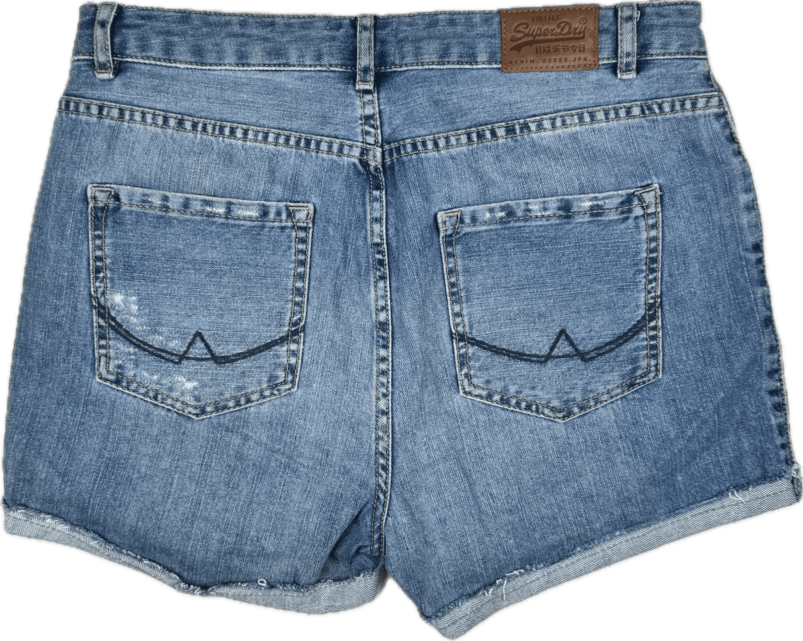 Superdry Ladies Denim Shorts - Size 29 or 11AU — photo 2 of 5
