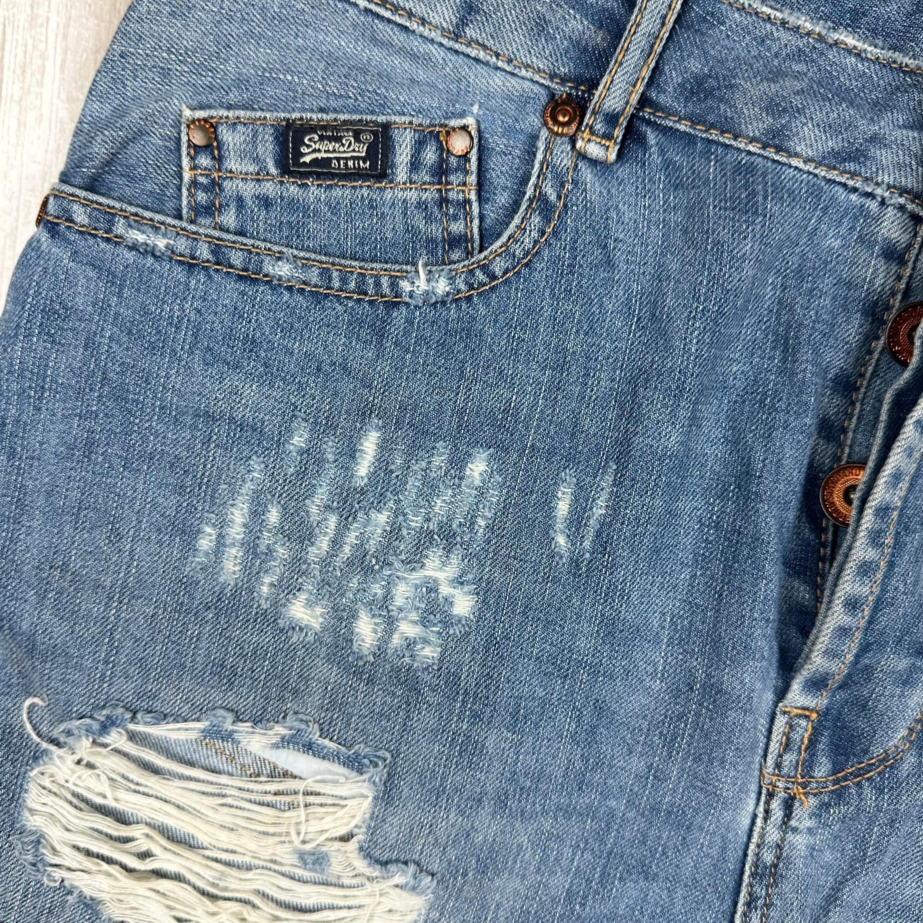 Superdry Ladies Denim Shorts - Size 29 or 11AU — photo 4 of 5
