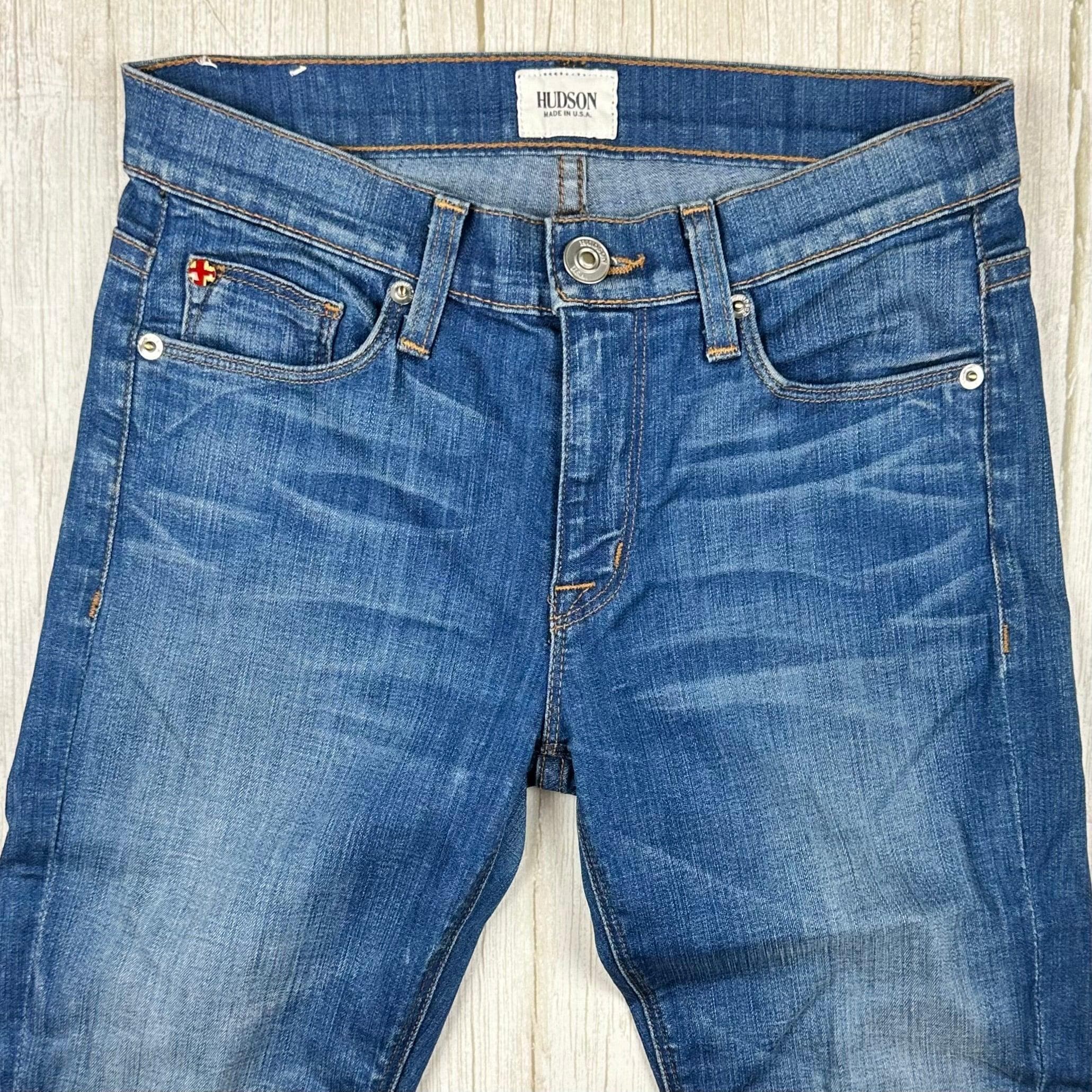 Hudson USA 'Nico' Mid Rise Skinny Distressed Jeans - Size 25 — photo 5 of 6