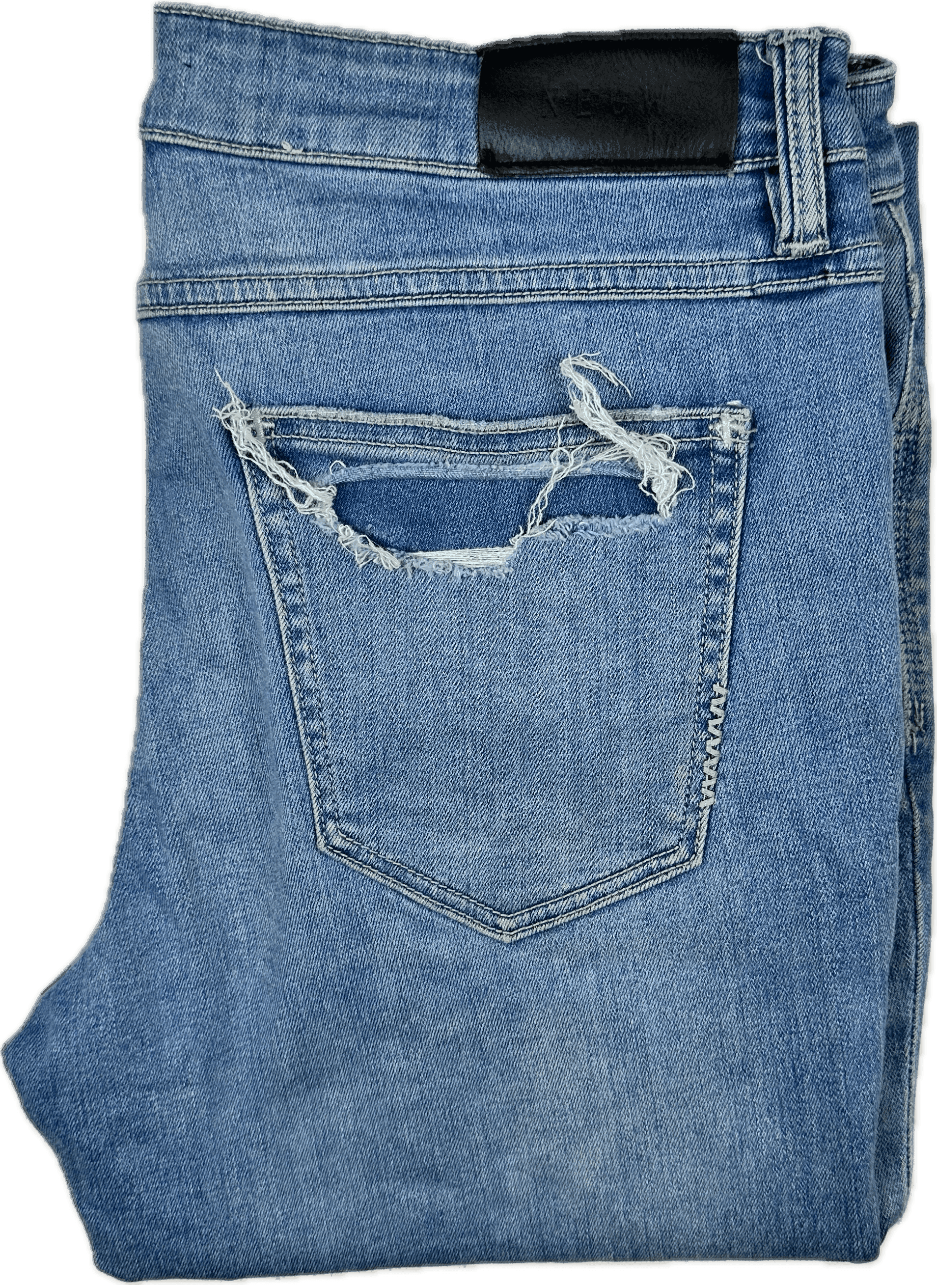 NEUW Mens 'IGGY Skinny' Busted Tapered Jeans - Size 32/32 — photo 3 of 8