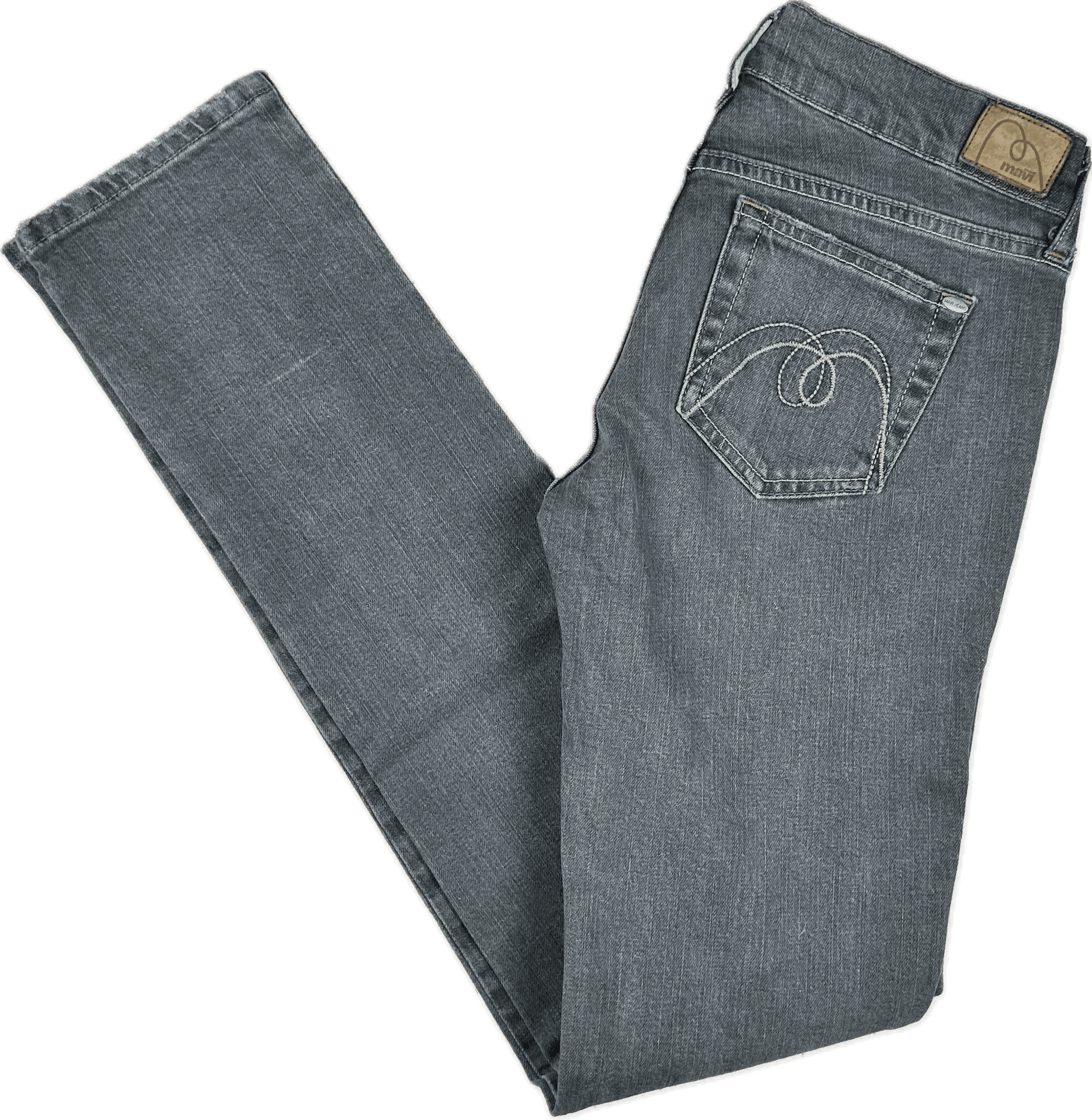 Mavi 'Lindy' Grey Straight Leg Low Rise Jeans - Size 27 — photo 1 of 7