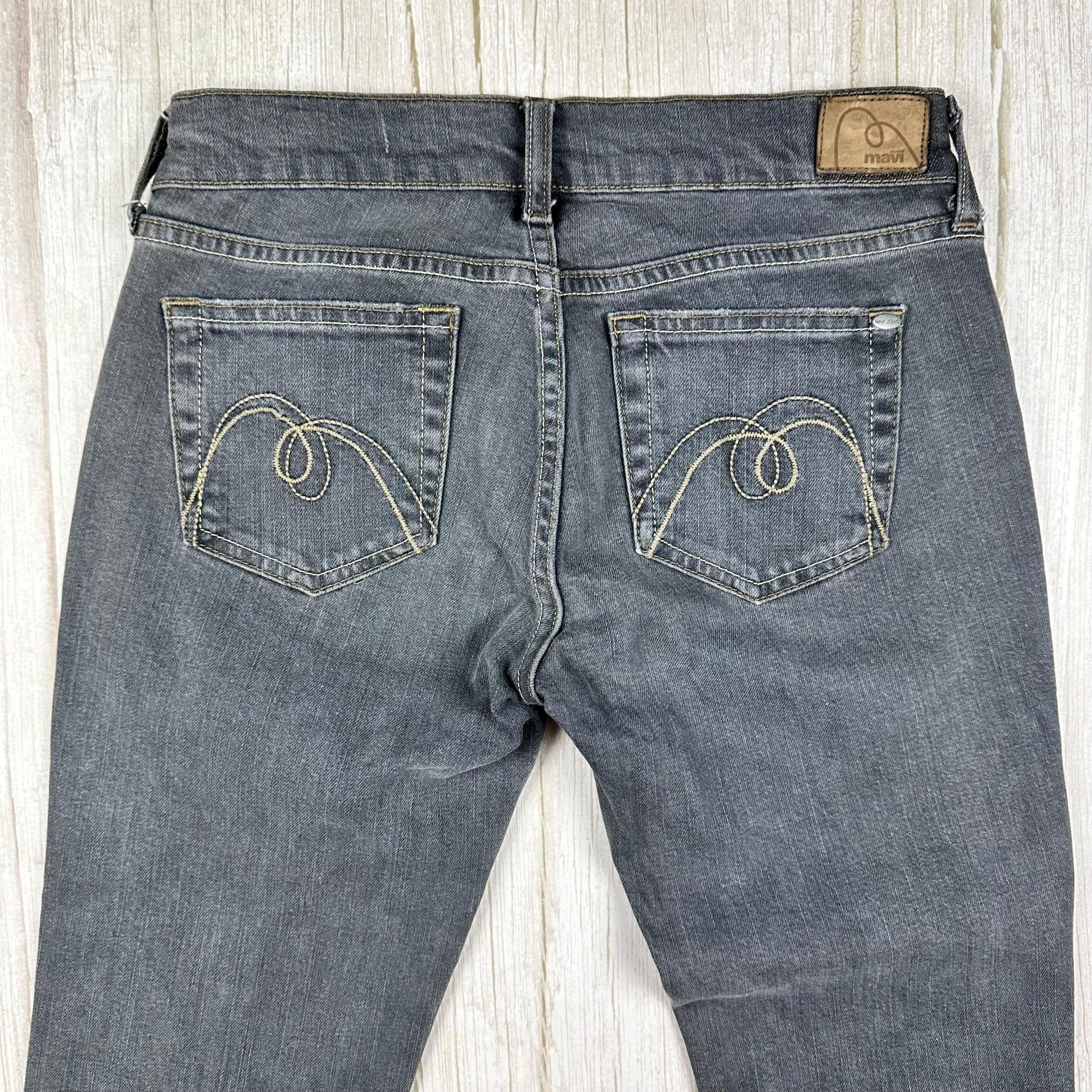 Mavi 'Lindy' Grey Straight Leg Low Rise Jeans - Size 27 — photo 3 of 7