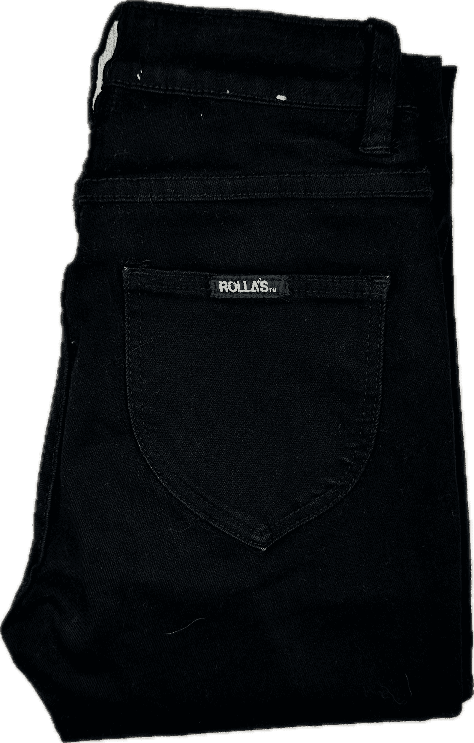 Rolla’s 'Westcoast Ankle' High Rise Skinny Black Jeans - Size 25" — photo 6 of 7