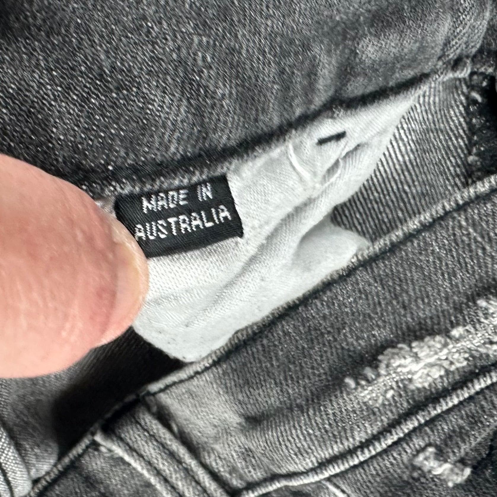 Tsubi Aussie Made 'Lean Dean' Grey Skinny Jeans - Size 10 — photo 4 of 7