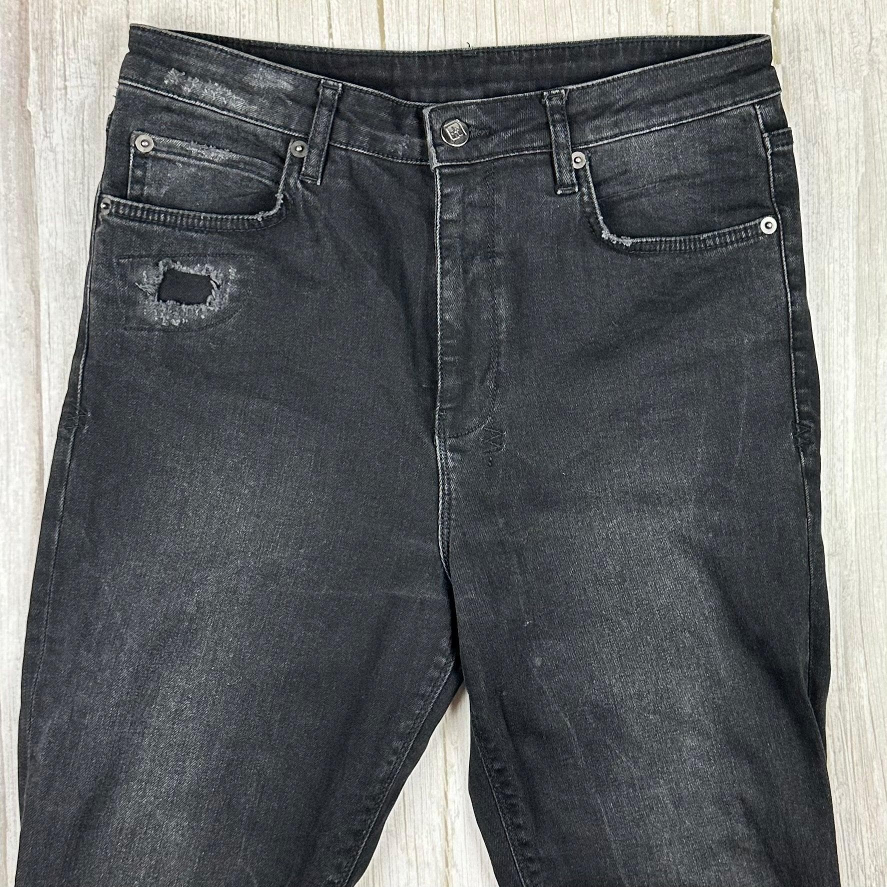 Ksubi High Rise Distressed Black Skinny Jeans - Size 28 — photo 4 of 6