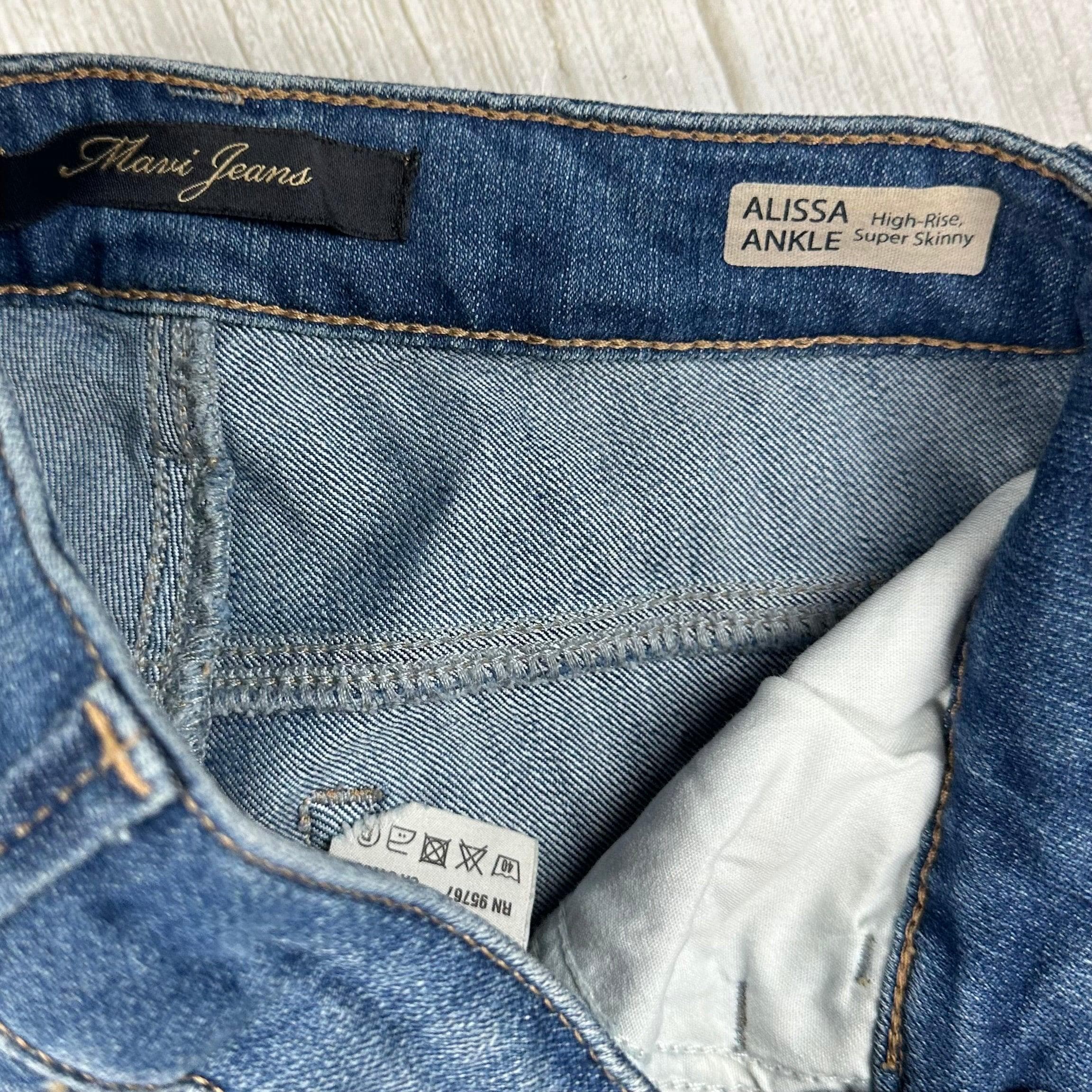 Mavi 'Alissa' Ladies High Rise Ankle Skinny Jeans -Size 24 — photo 6 of 8