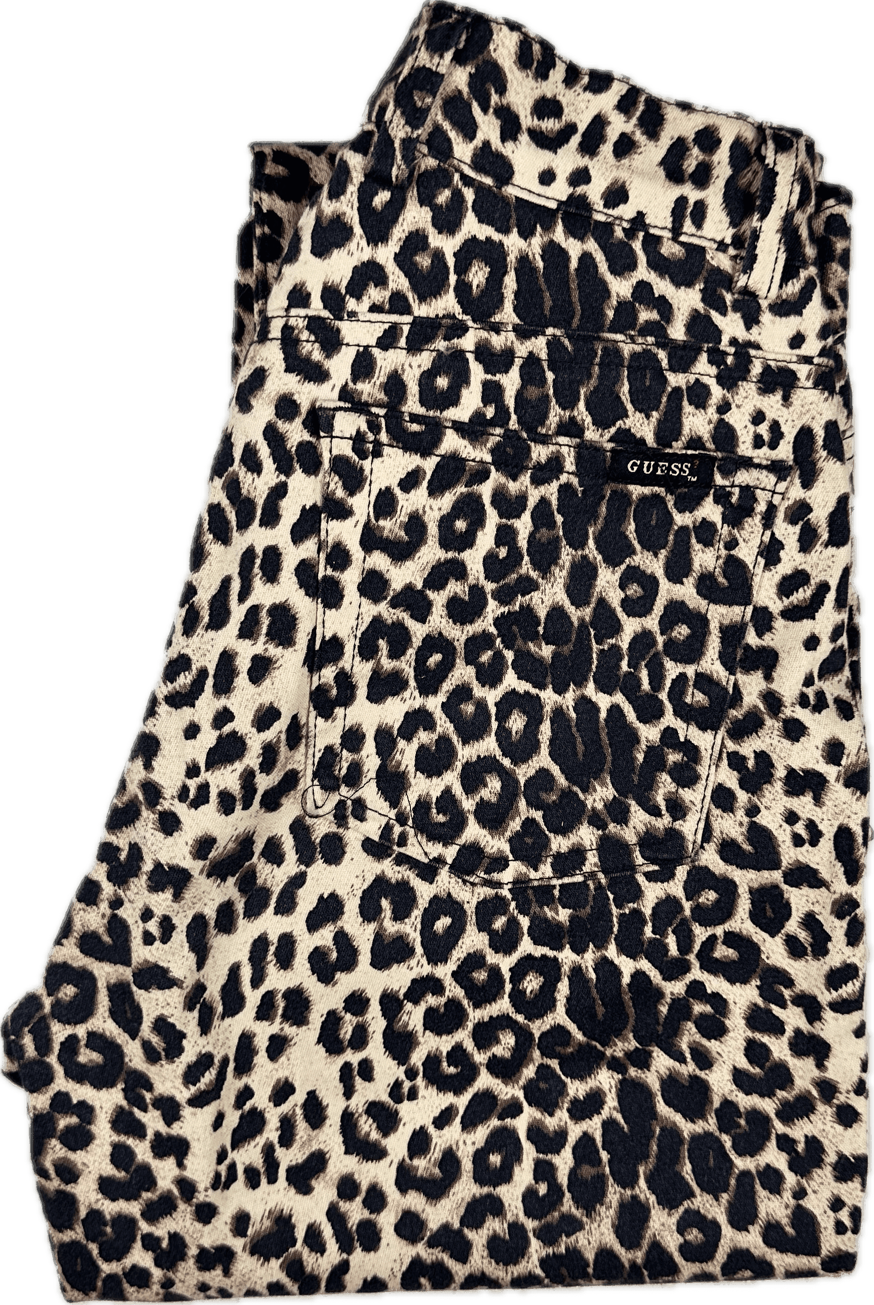 Guess 90's Ladies Leopard Print Bootflare Jeans - Size 6 — photo 2 of 7