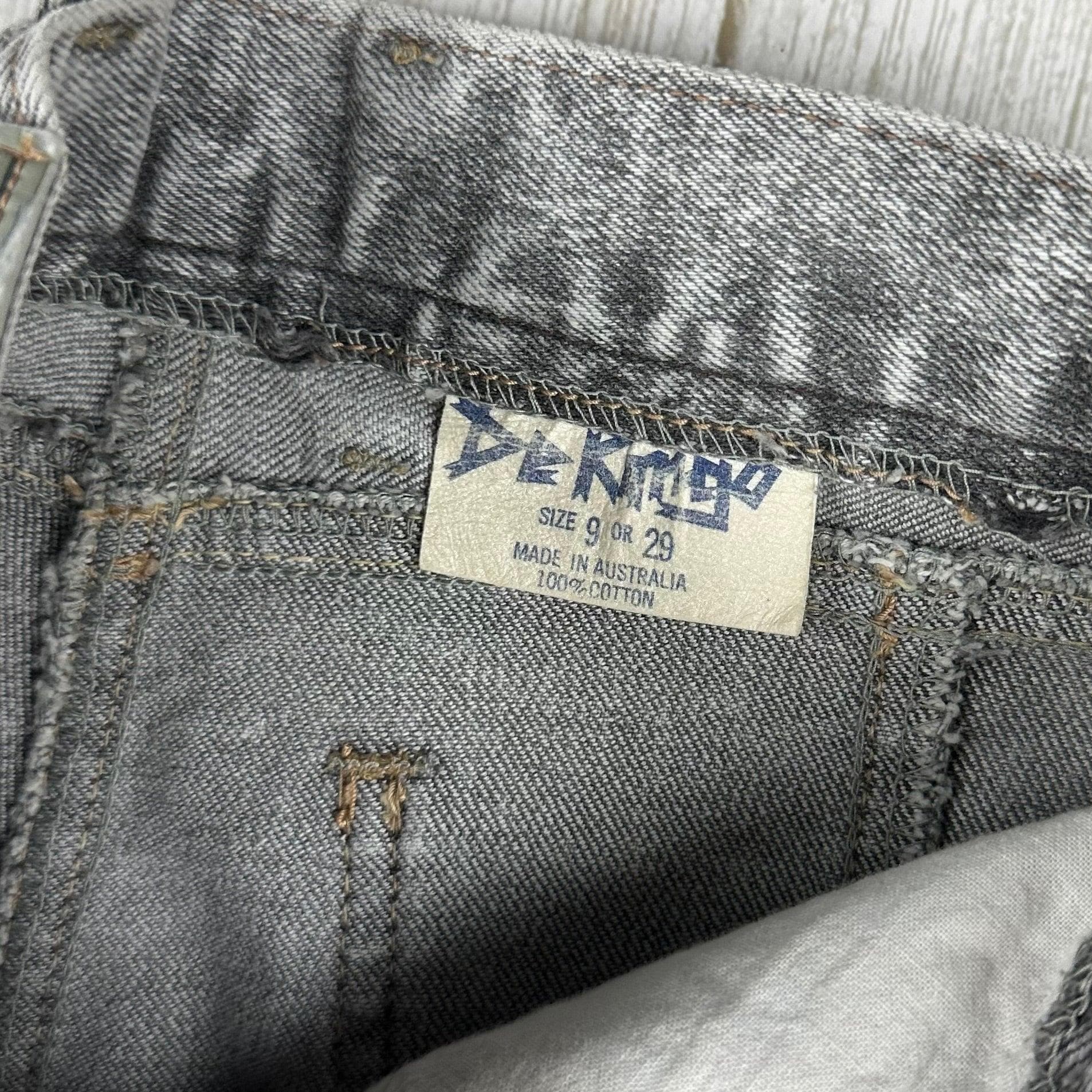 Vintage Aussie Made 'De Rango' 80's Ankle Zip Jeans- Suit Size 6 — photo 4 of 9
