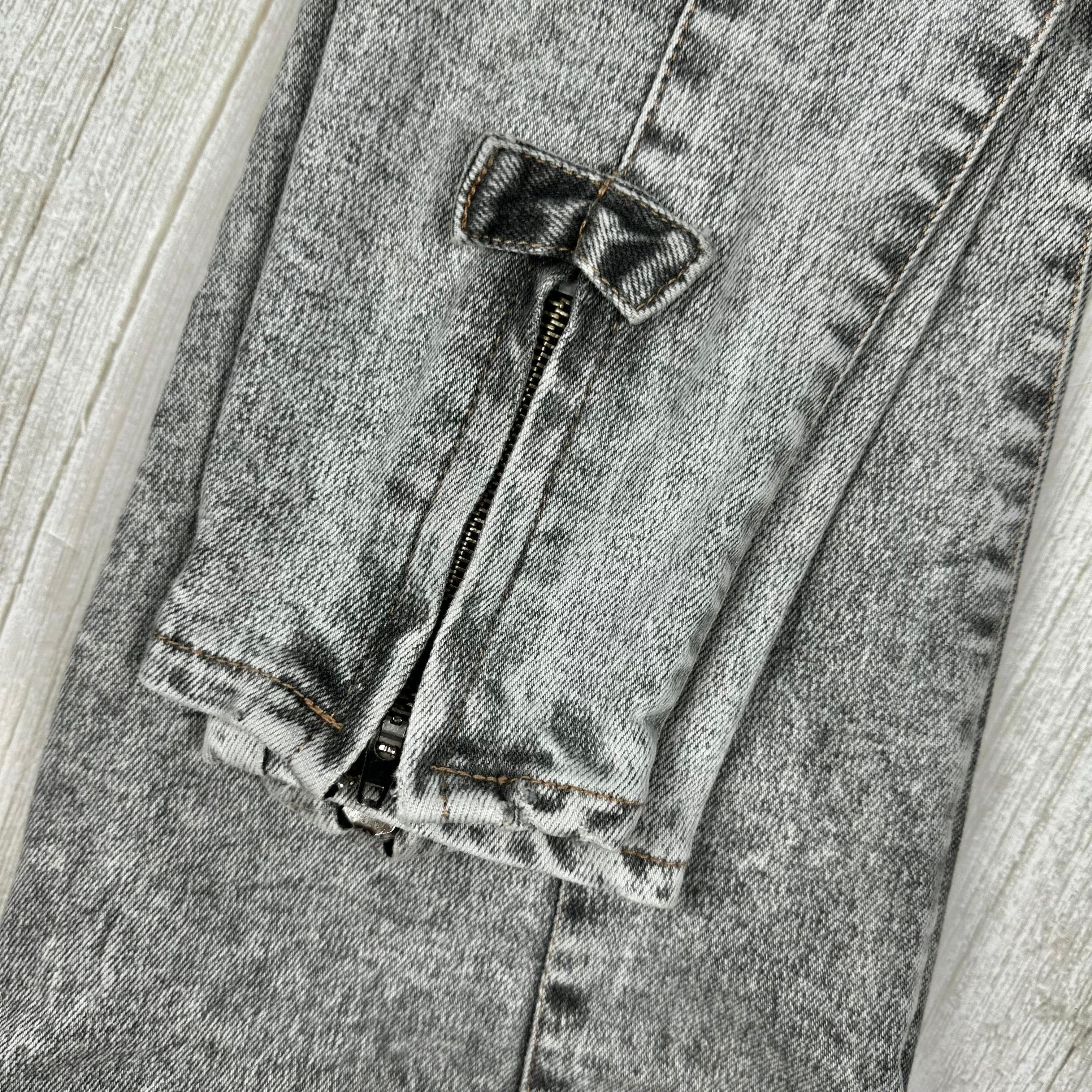 Vintage Aussie Made 'De Rango' 80's Ankle Zip Jeans- Suit Size 6 — photo 7 of 9