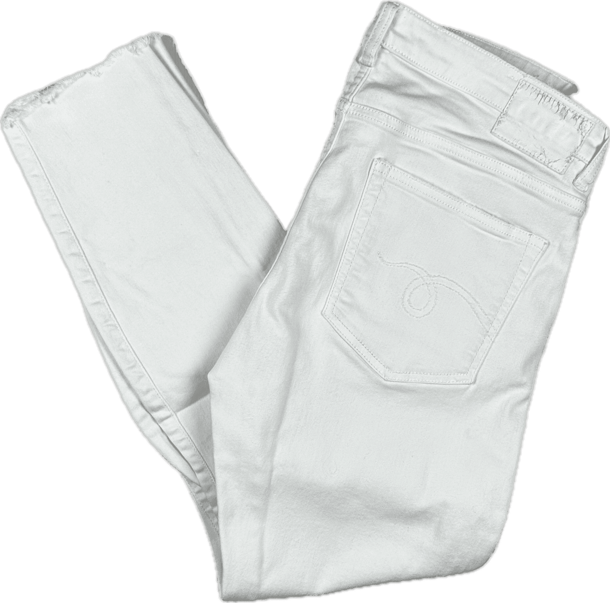 R13 Made in Italy 'Boy Skinny' White Jeans- Size 29 — photo 3 of 8