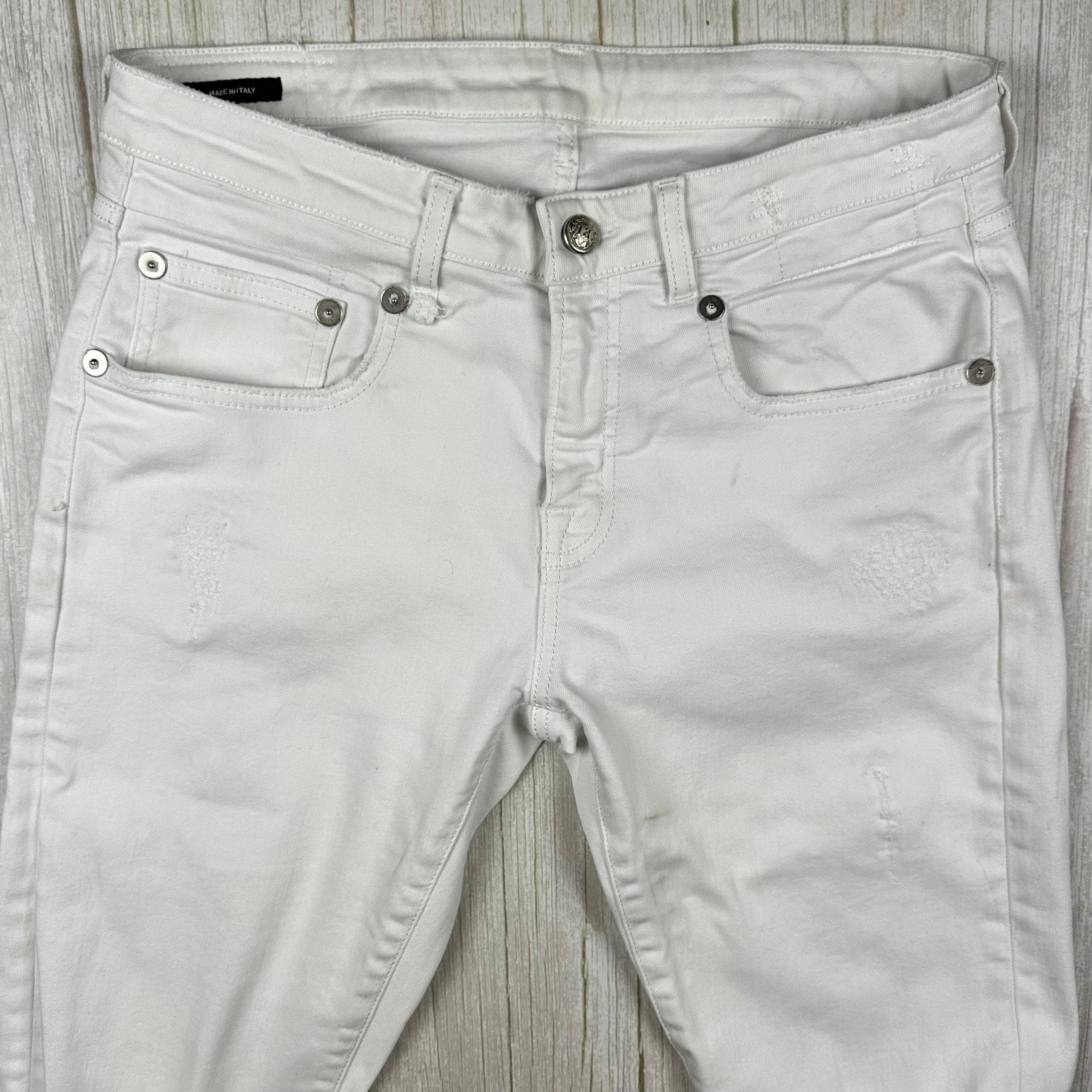 R13 Made in Italy 'Boy Skinny' White Jeans- Size 29 — photo 5 of 8